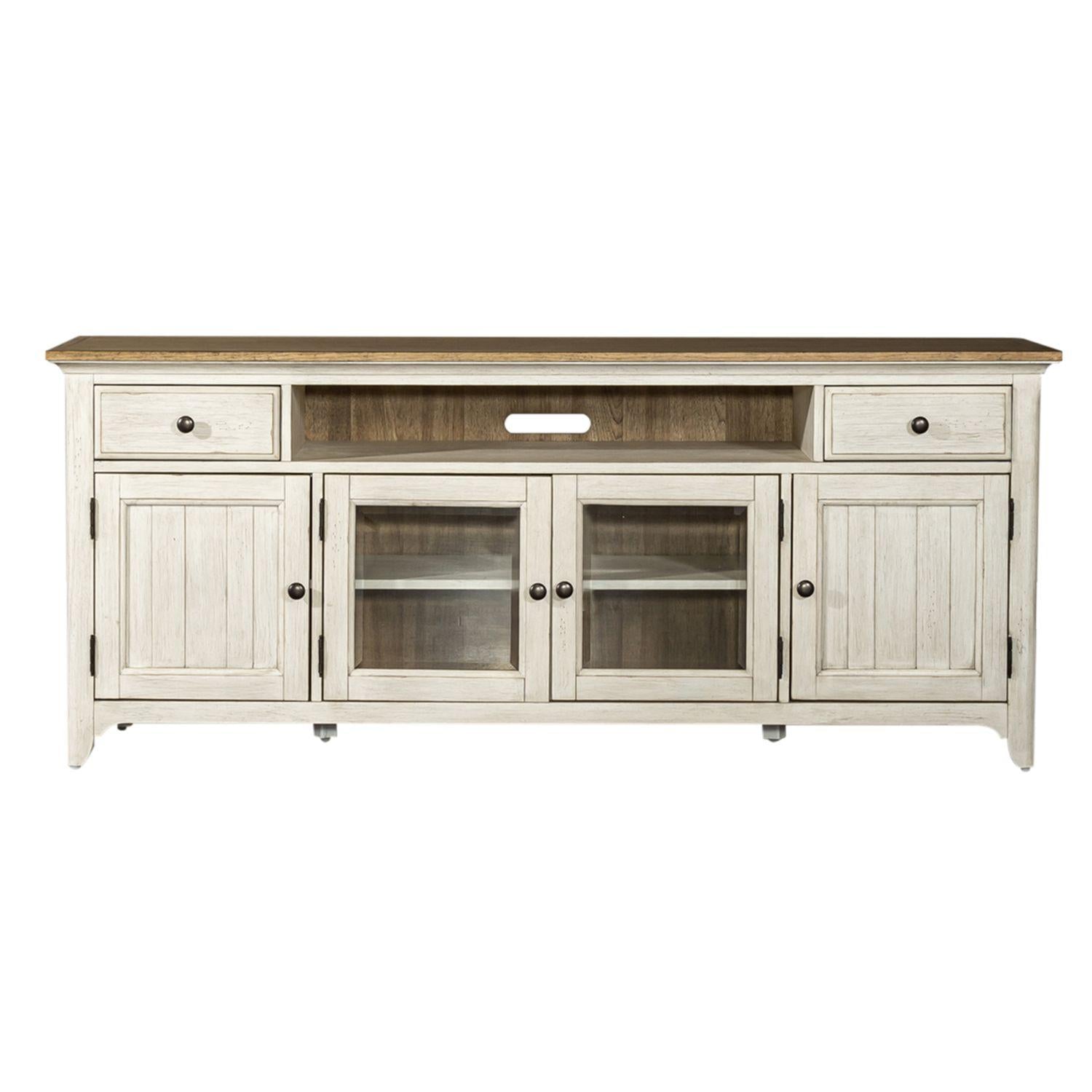  Liberty Furniture Industries Inc. Farmhouse Reimagined 652-TV72 Entertainment TV Stand IMAGE 1