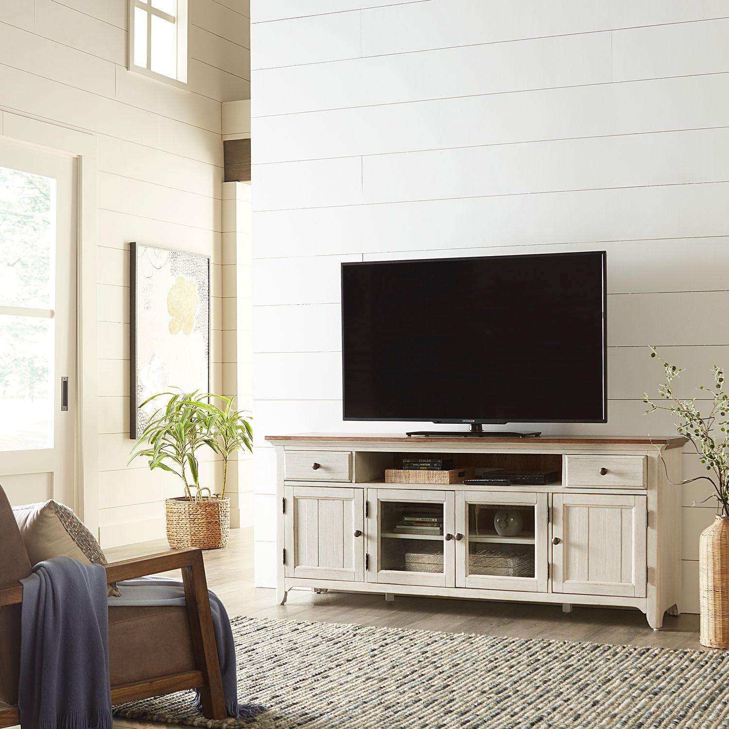  Liberty Furniture Industries Inc. Farmhouse Reimagined 652-TV72 Entertainment TV Stand IMAGE 10