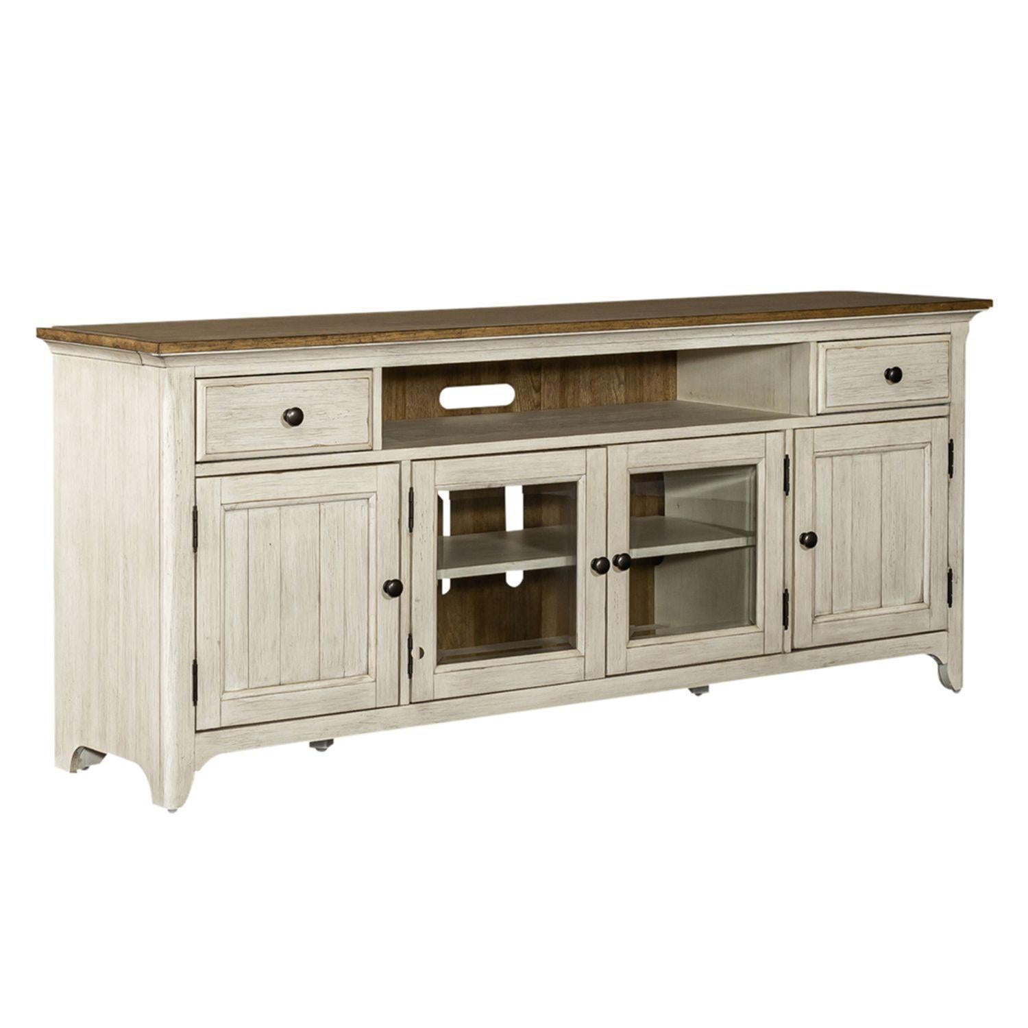  Liberty Furniture Industries Inc. Farmhouse Reimagined 652-TV72 Entertainment TV Stand IMAGE 2