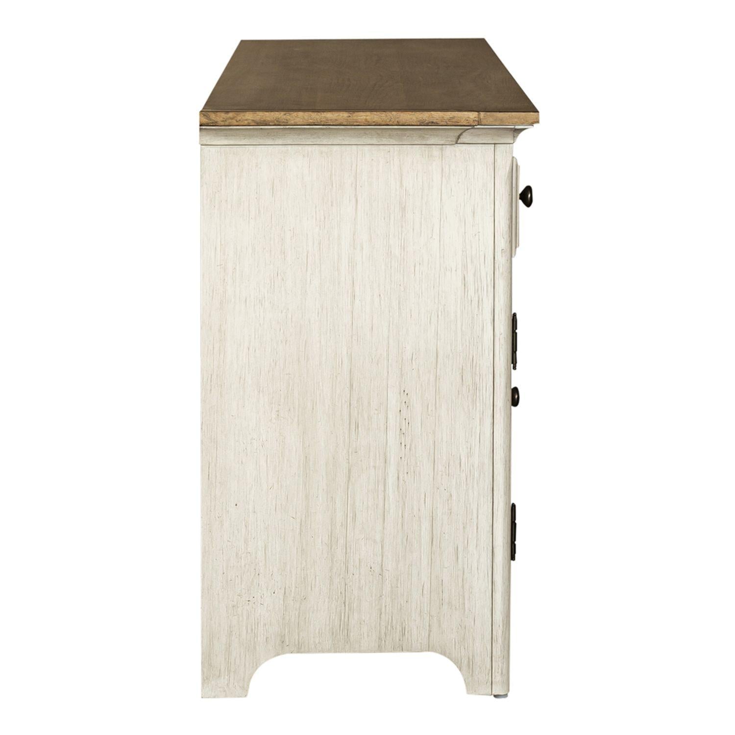  Liberty Furniture Industries Inc. Farmhouse Reimagined 652-TV72 Entertainment TV Stand IMAGE 3