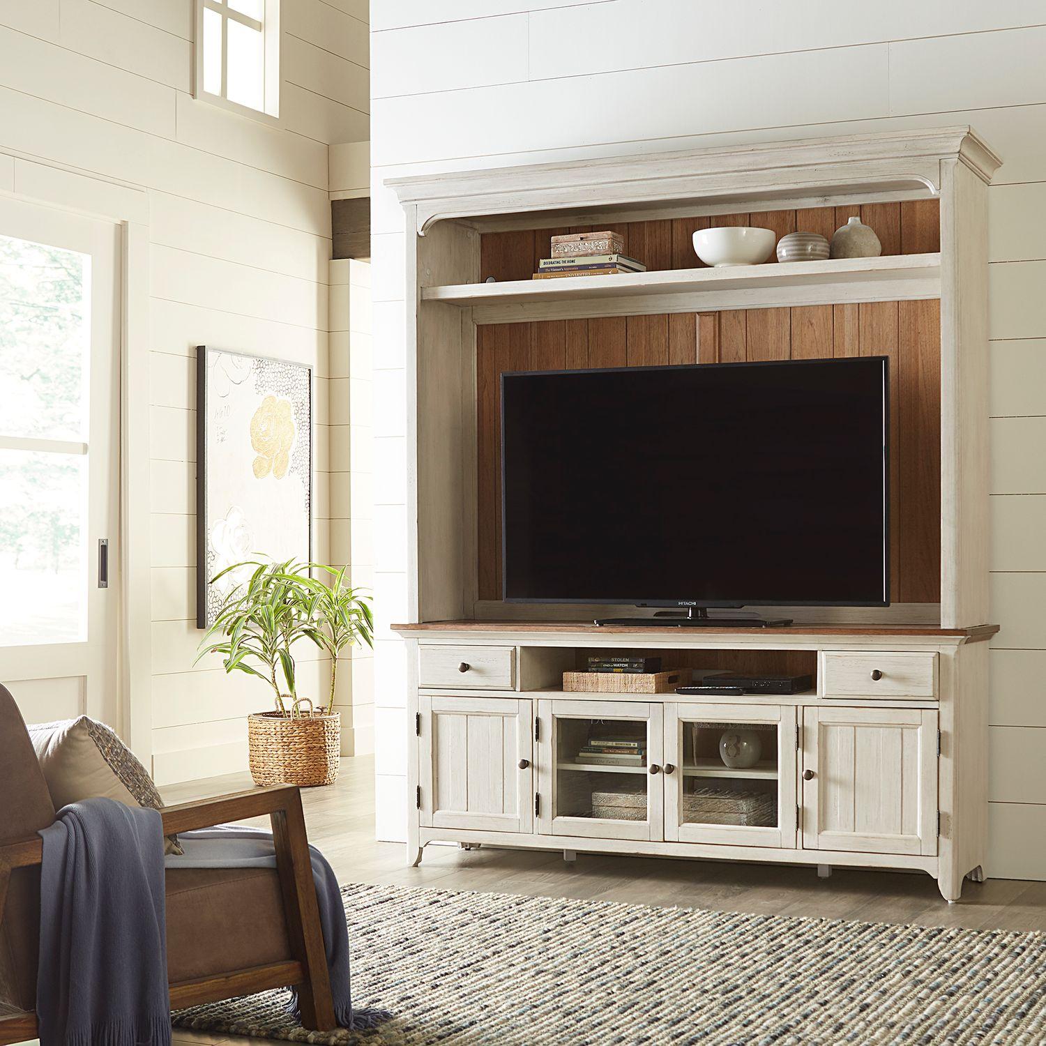  Liberty Furniture Industries Inc. Farmhouse Reimagined 652-ENT-OEN Entertainment Center IMAGE 2