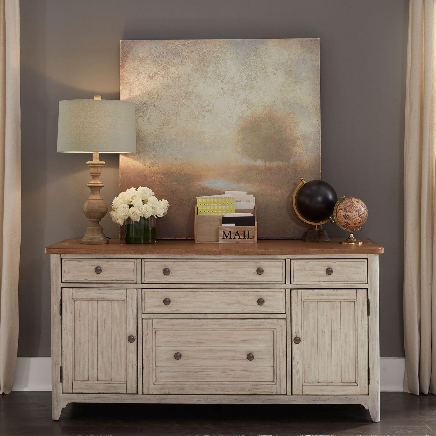  Liberty Furniture Industries Inc. Farmhouse Reimagined 652-HO120 Credenza IMAGE 15