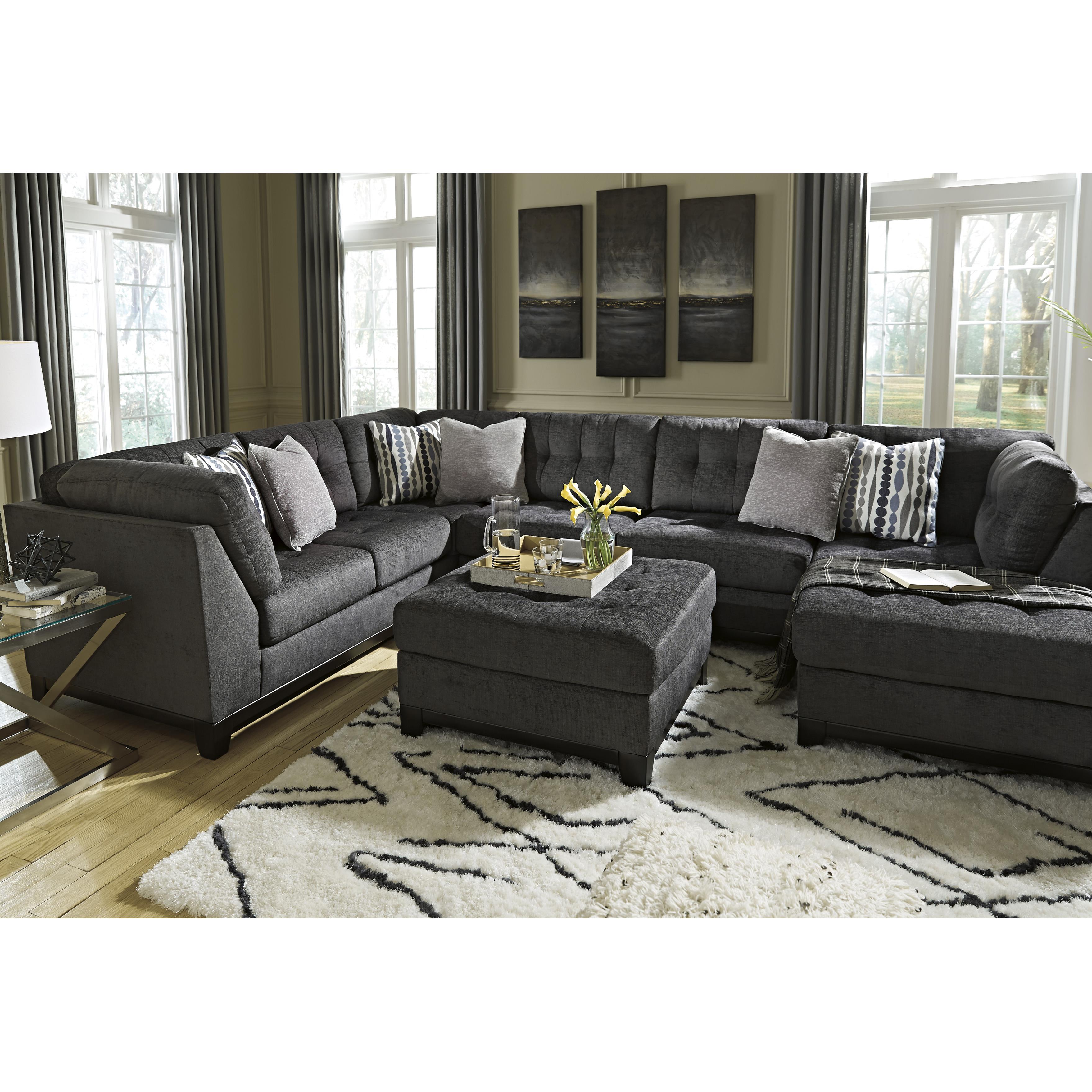  Ashley Reidshire 6762208 Oversized Accent Ottoman IMAGE 4