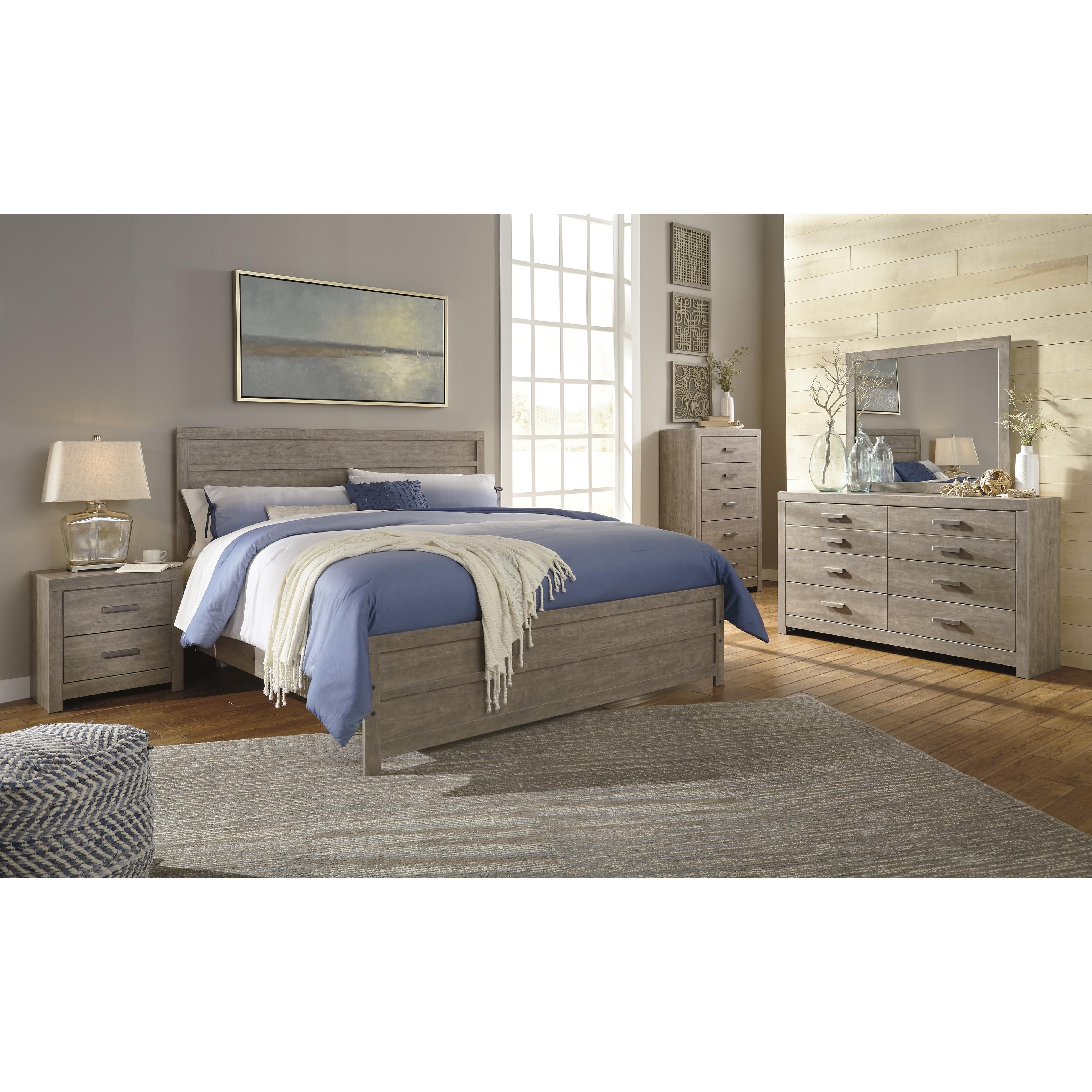  Size_King --  Culverbach B070B10 King Panel Bed IMAGE 3