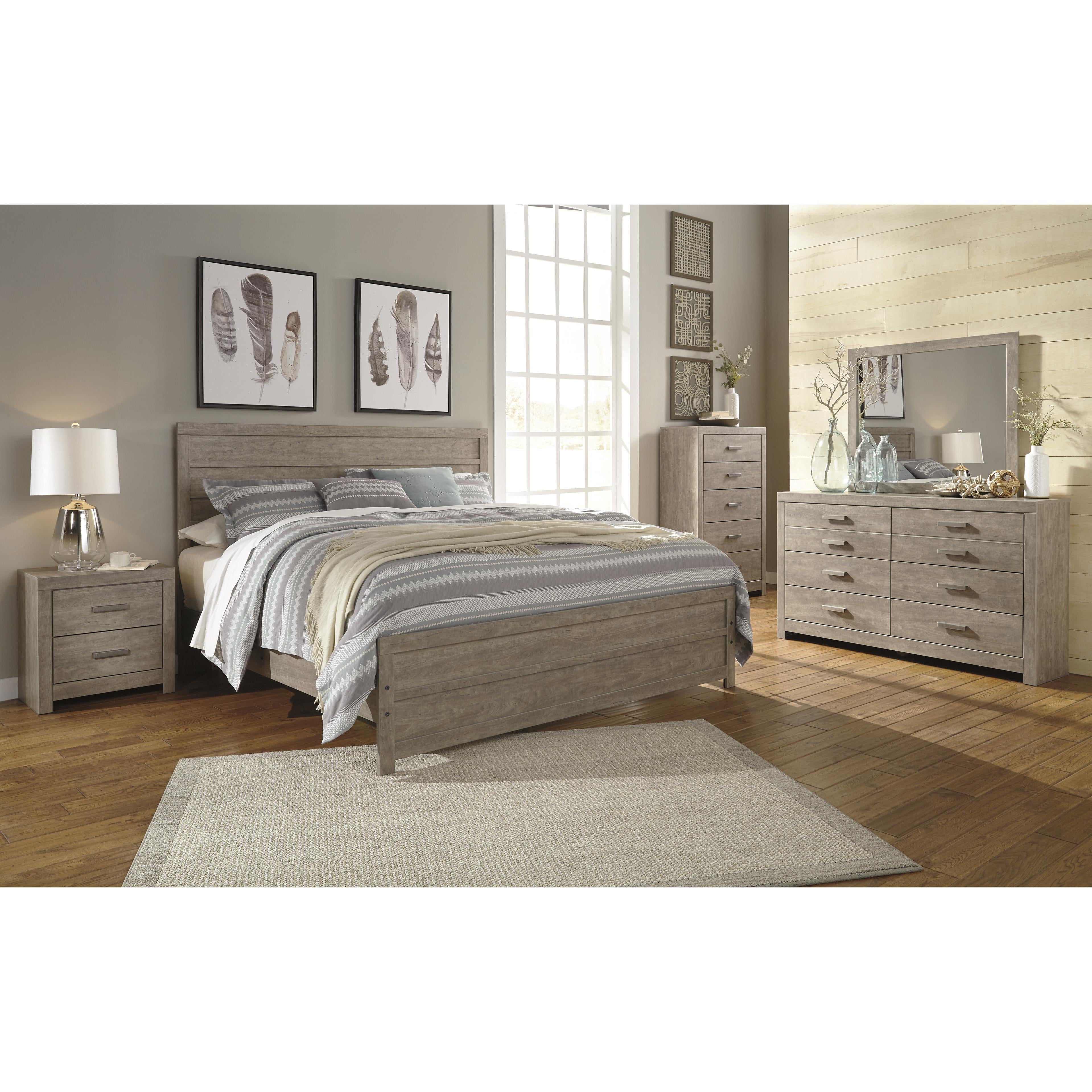  Size_King --  Culverbach B070B10 King Panel Bed IMAGE 4