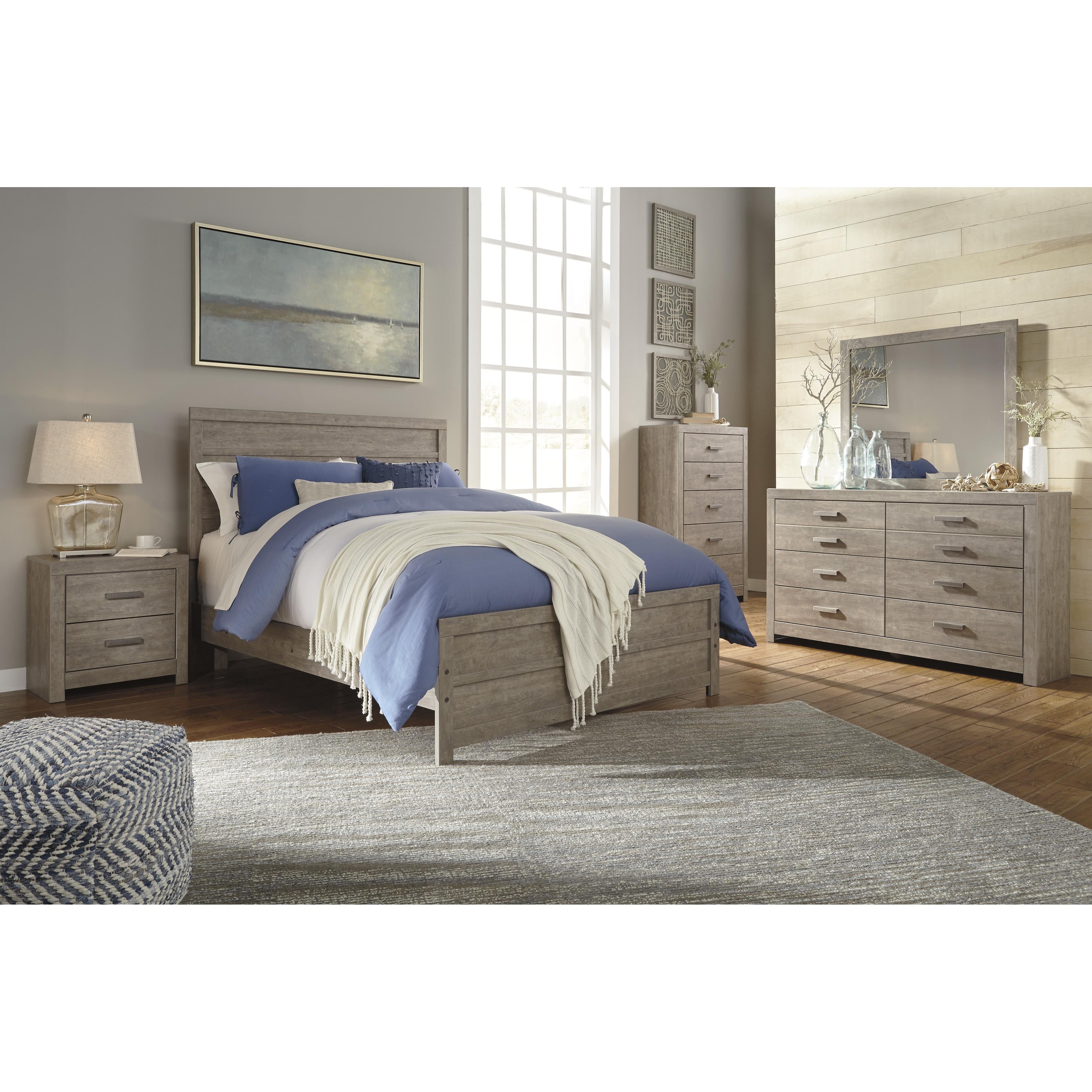  Size_Queen --  Signature Design by Ashley Culverbach Panel Bed IMAGE 10
