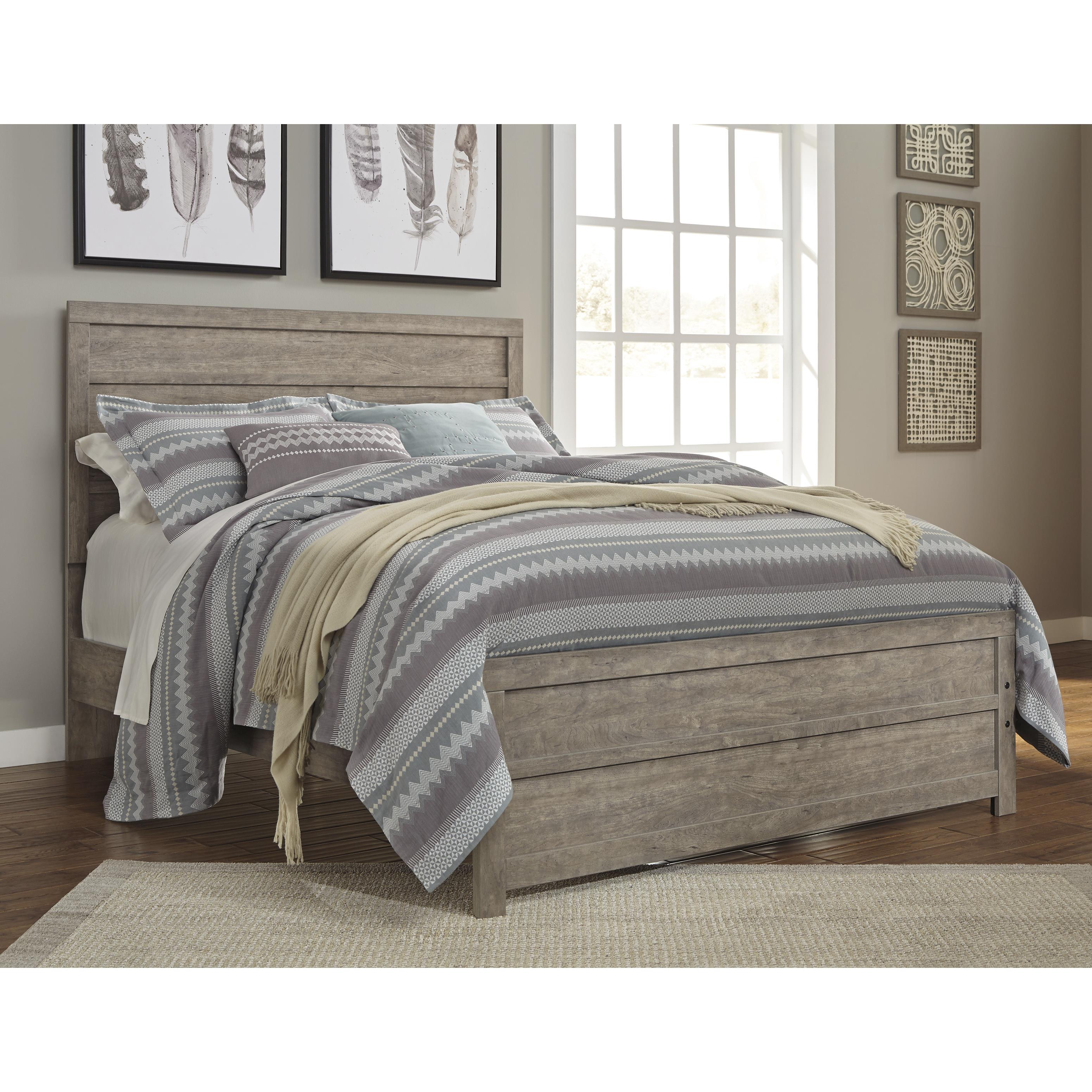  Size_Queen --  Signature Design by Ashley Culverbach Panel Bed IMAGE 2