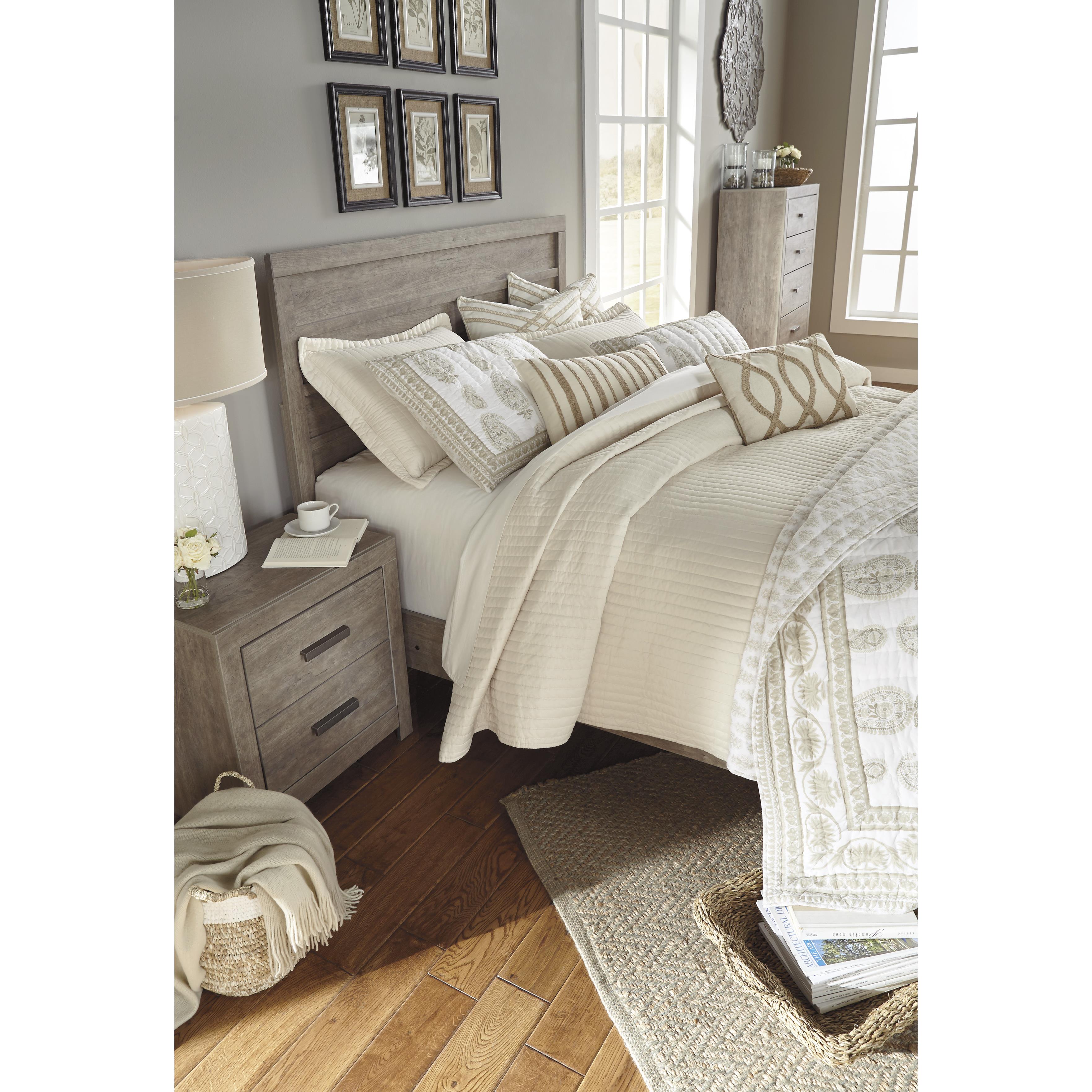  Size_Queen --  Signature Design by Ashley Culverbach Panel Bed IMAGE 3