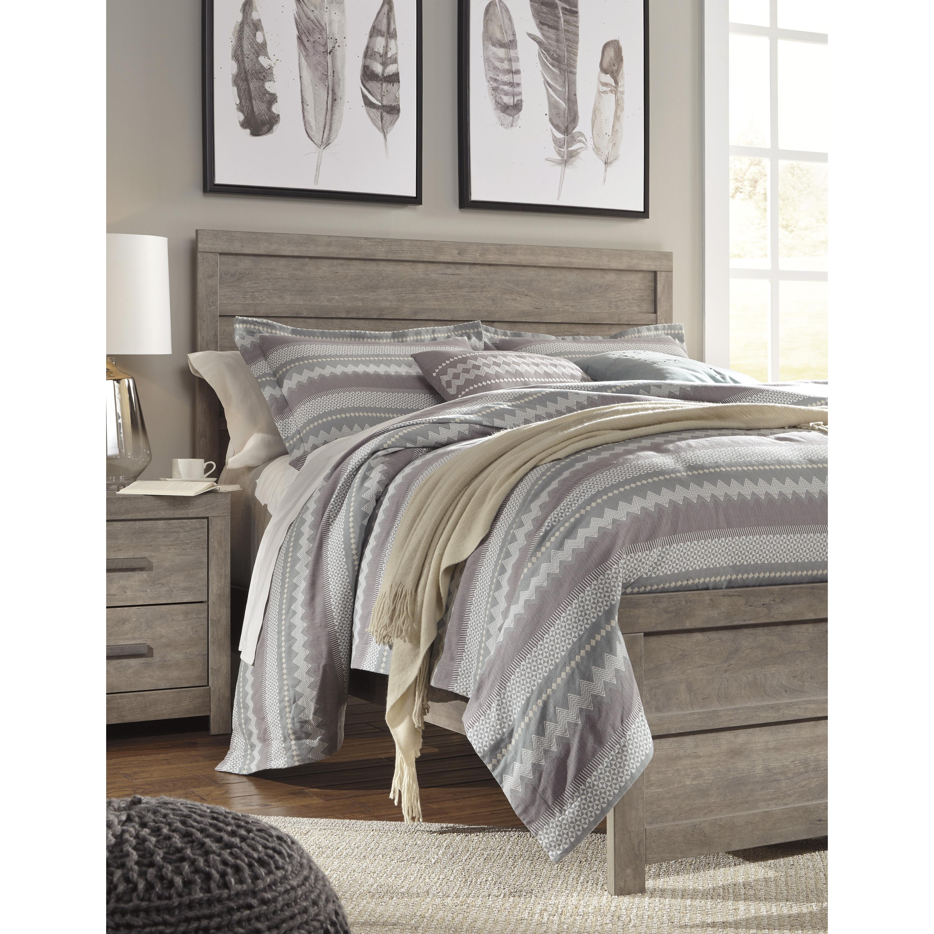  Size_Queen --  Signature Design by Ashley Culverbach Panel Bed IMAGE 4