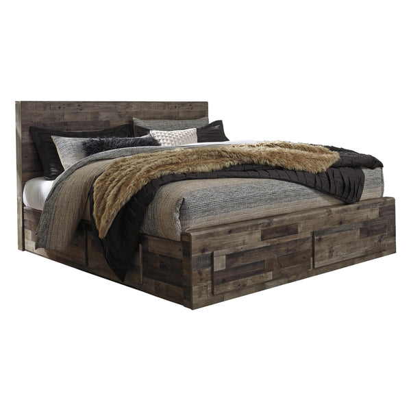 Benchcraft Derekson Panel Bed with Storage