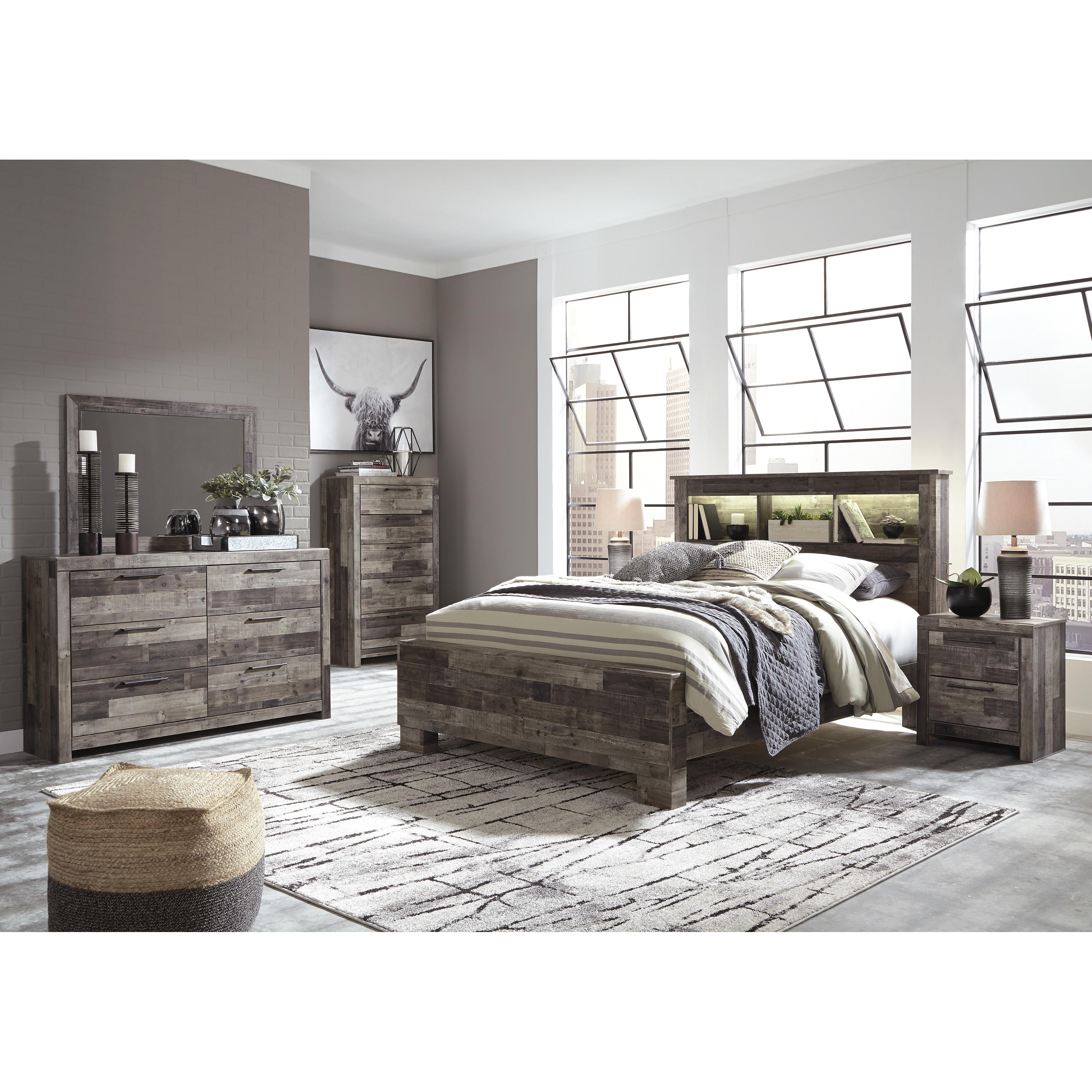  Benchcraft Derekson B200B1 Dresser and Mirror IMAGE 12