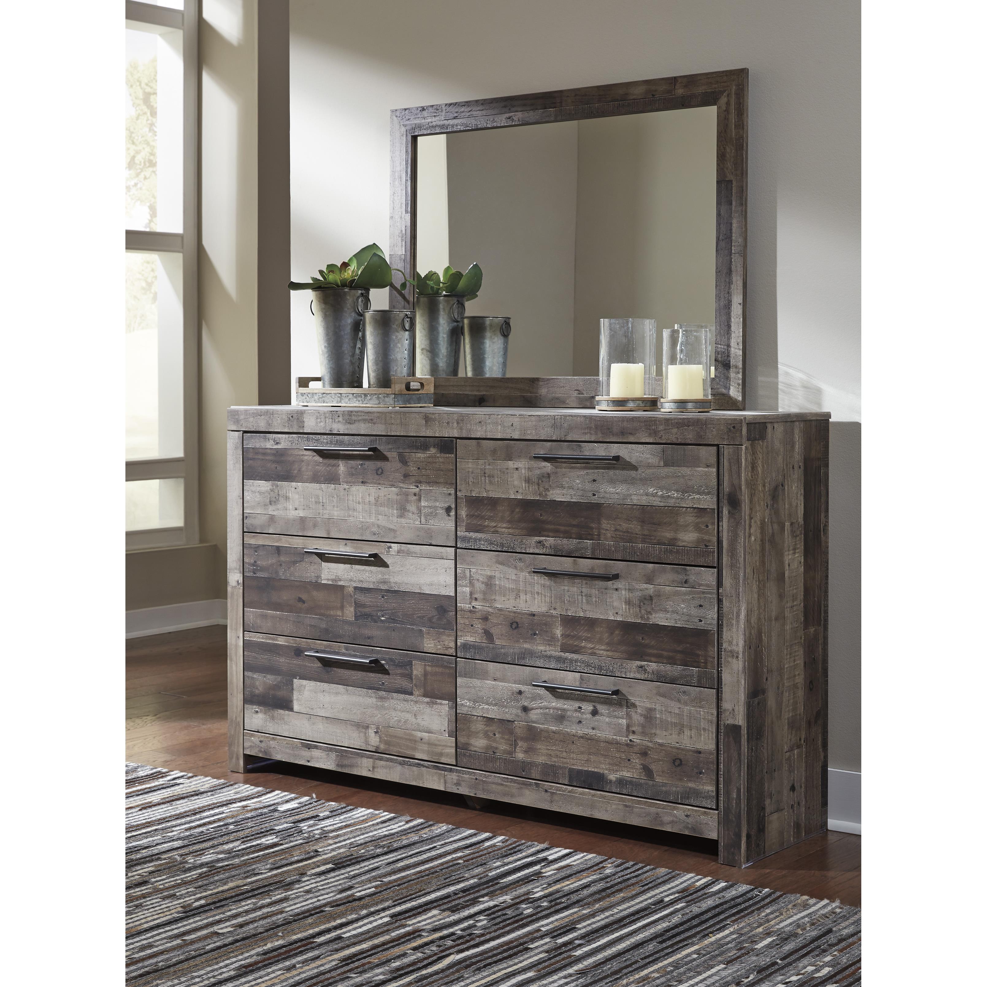  Benchcraft Derekson B200B1 Dresser and Mirror IMAGE 2