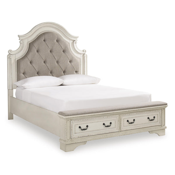 Signature Design by Ashley Realyn Upholstered Platform Bed with Storage