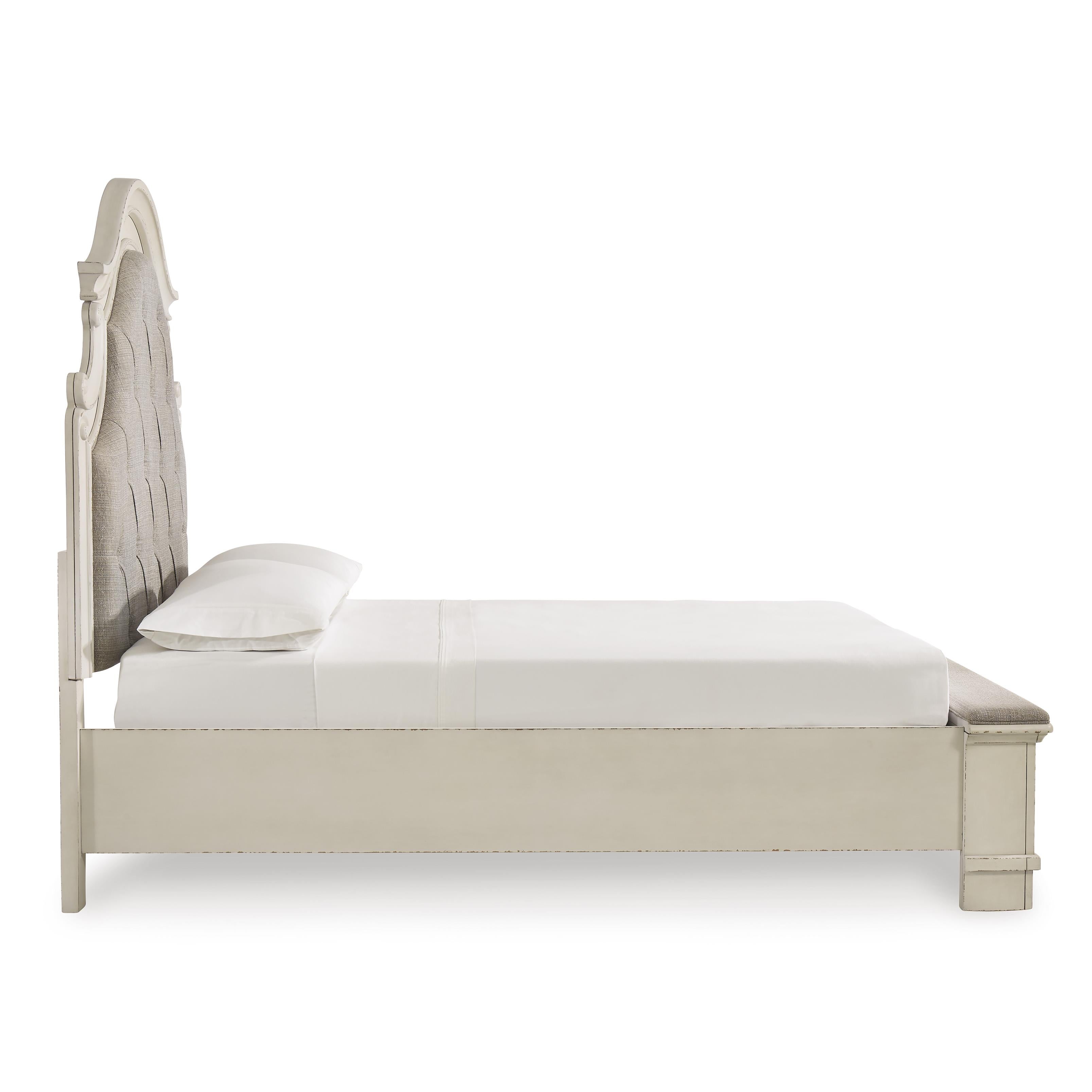  Size_Queen --  Signature Design by Ashley Realyn Upholstered Platform Bed with Storage IMAGE 3