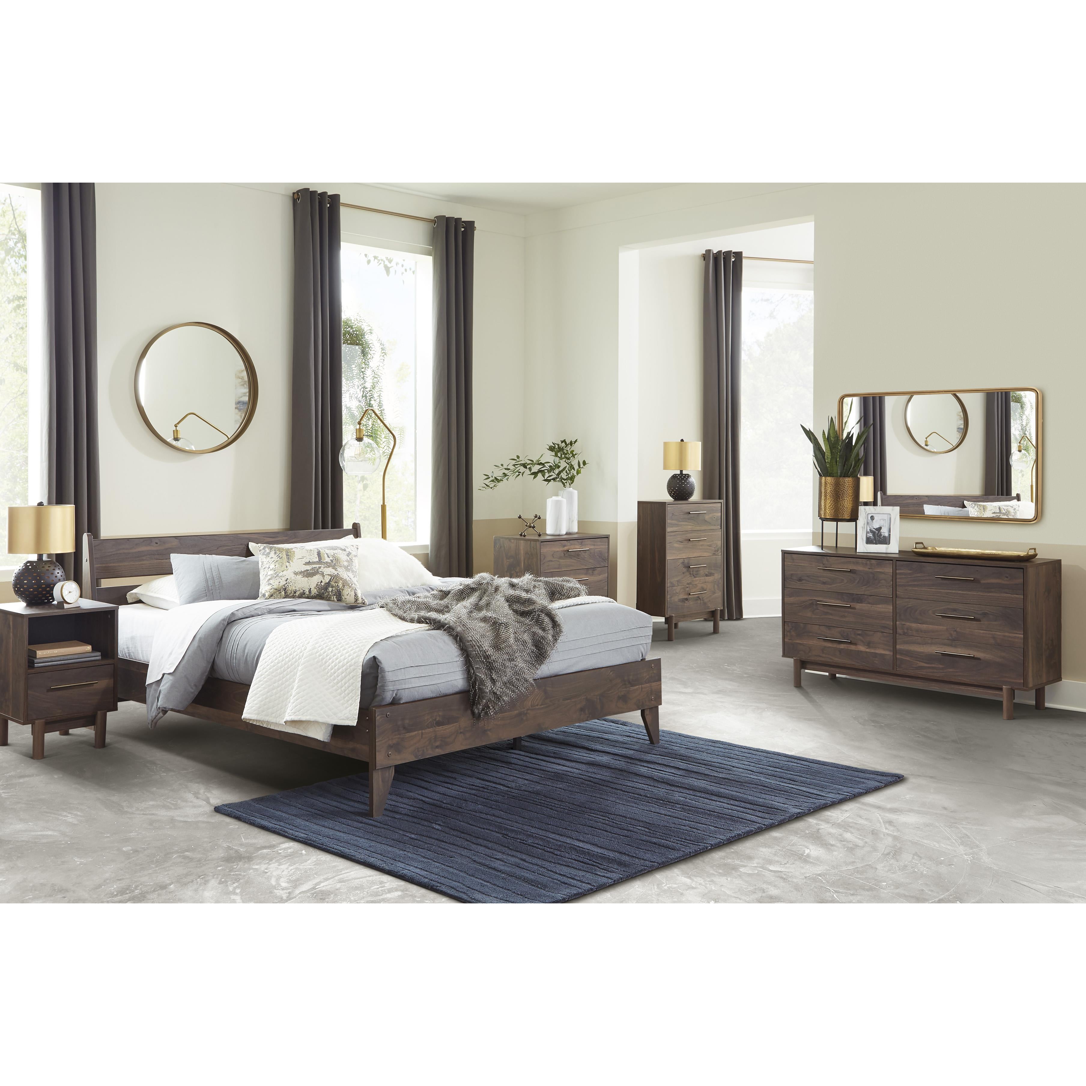  Size_Queen --  Signature Design by Ashley Calverson Platform Bed IMAGE 5