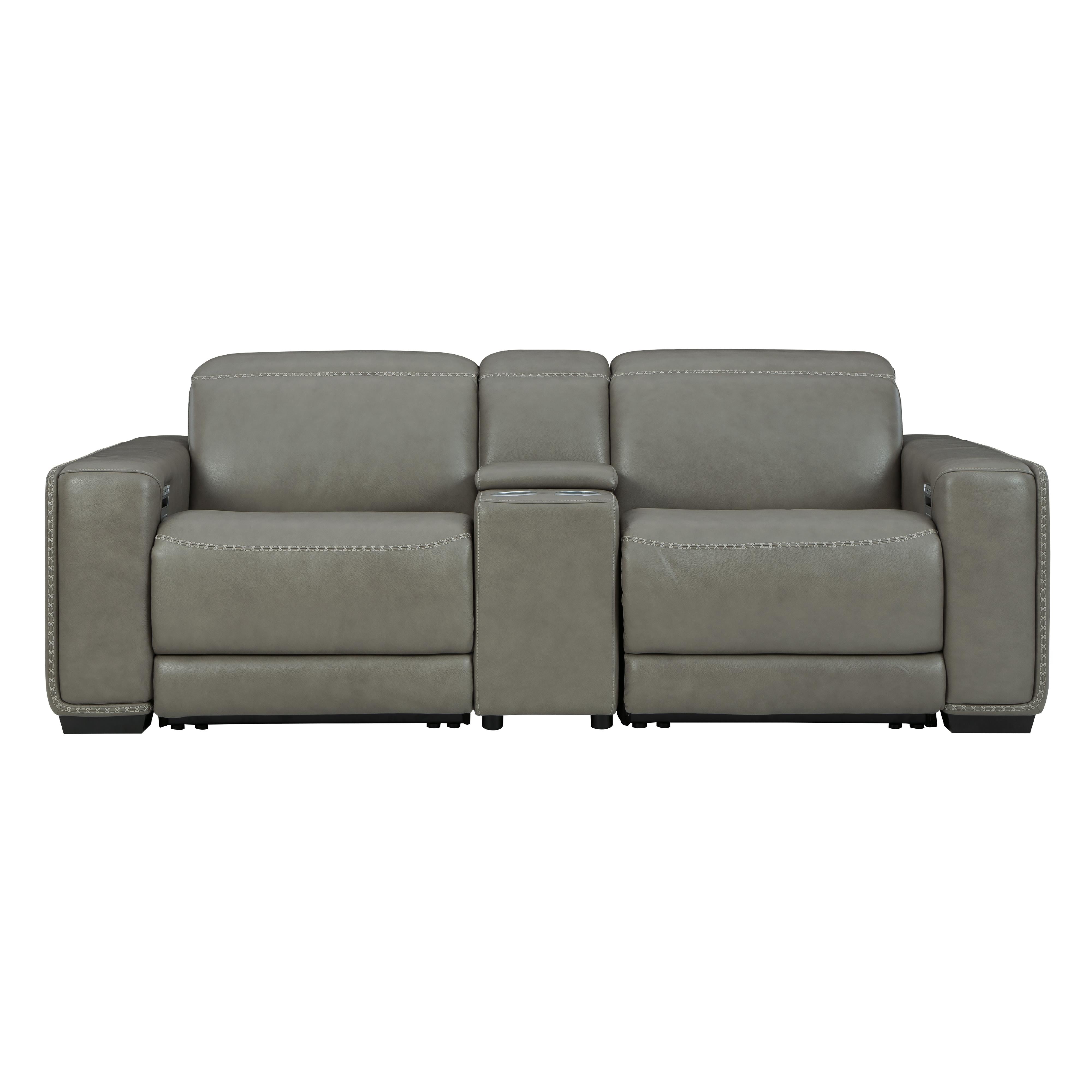  Signature Design by Ashley Correze U94202S3 3 pc Power Reclining Sectional Loveseat IMAGE 4