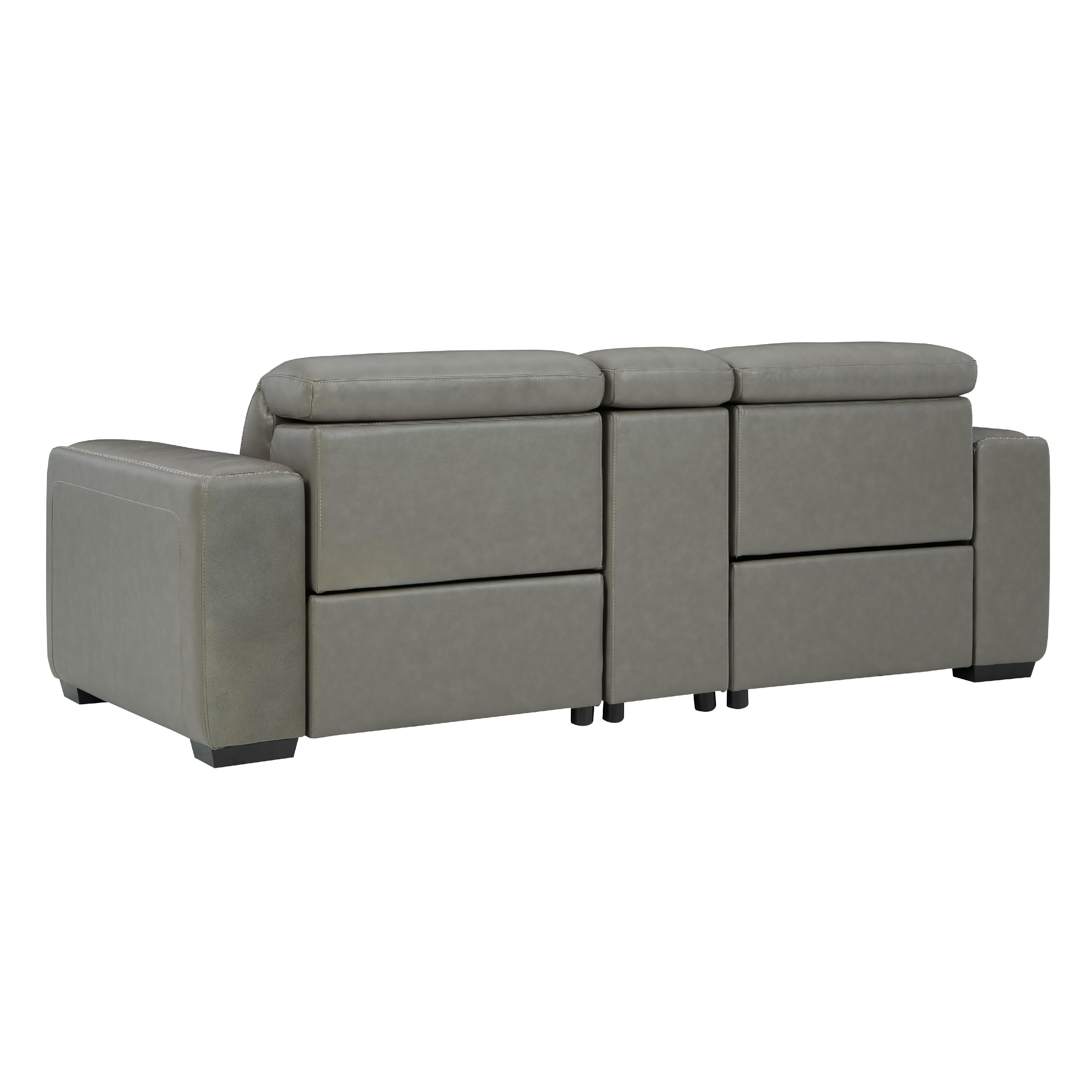  Signature Design by Ashley Correze U94202S3 3 pc Power Reclining Sectional Loveseat IMAGE 5