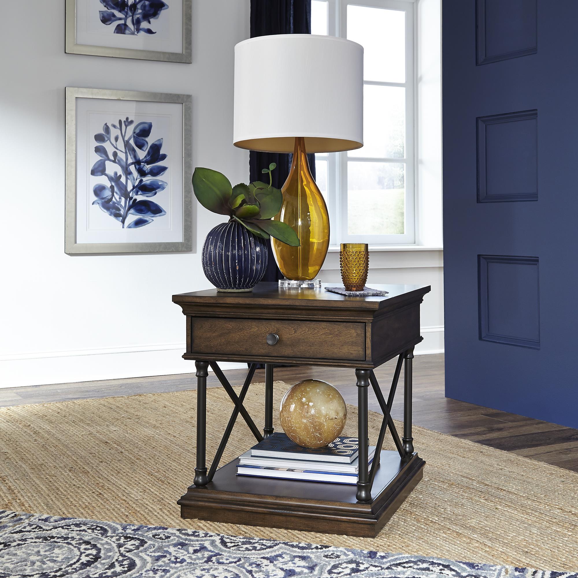  Liberty Furniture Industries Inc. Tribeca 315-OT1020 Drawer End Table IMAGE 9