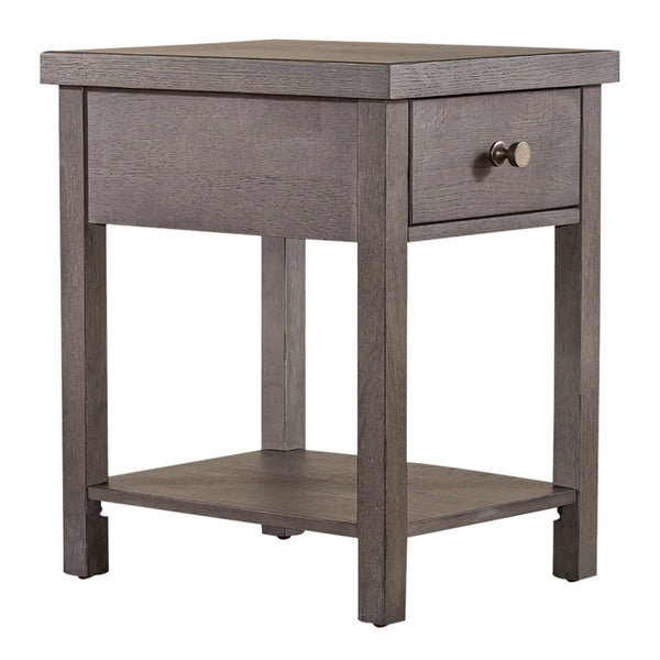 Liberty Furniture Industries Inc. Modern Farmhouse 406-OT1023 Drawer Chair Side Table