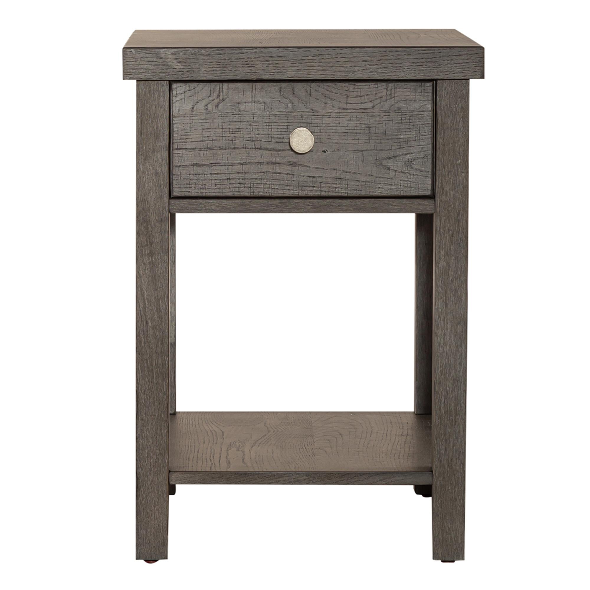  Liberty Furniture Industries Inc. Modern Farmhouse 406-OT1023 Drawer Chair Side Table IMAGE 2