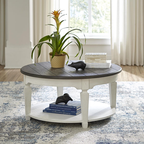 Liberty Furniture Industries Inc. Allyson Park 417-OT1011 Round Cocktail Table