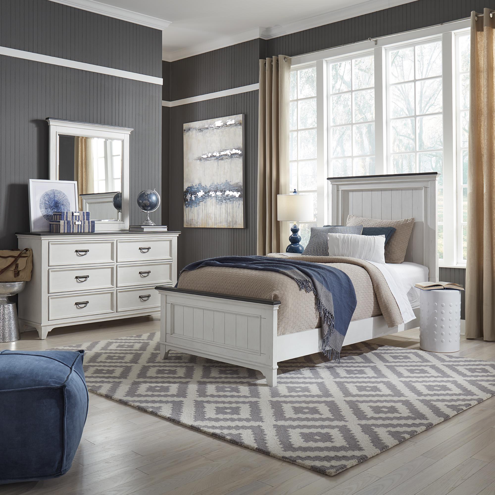  Liberty Furniture Industries Inc. Allyson Park 417-YBR-FPB Full Panel Bed IMAGE 2