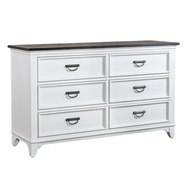 Liberty Furniture Industries Inc. Allyson Park 417-BR30 6-Drawer Dresser