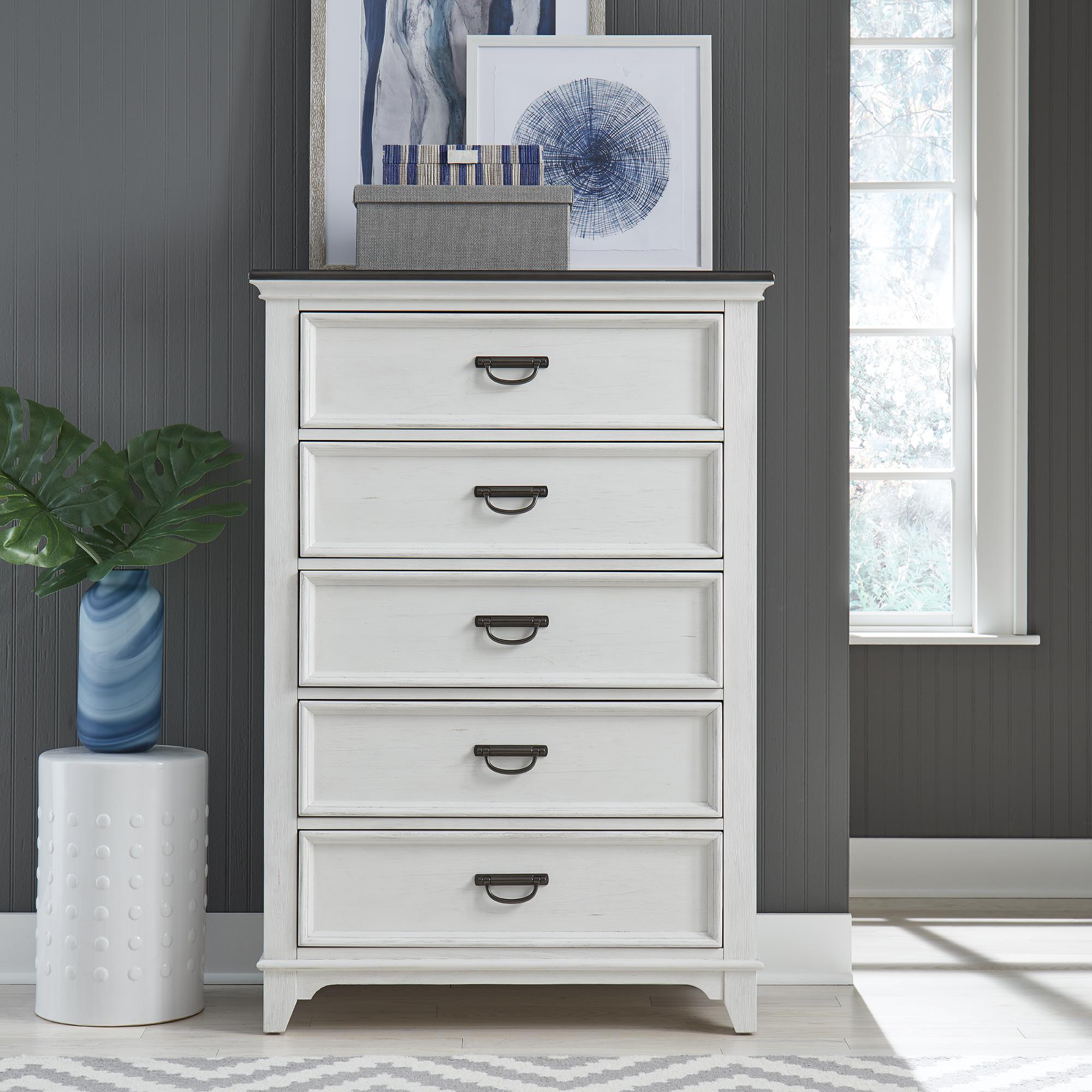  Liberty Furniture Industries Inc. Allyson Park 417-BR40 5-Drawer Chest IMAGE 8