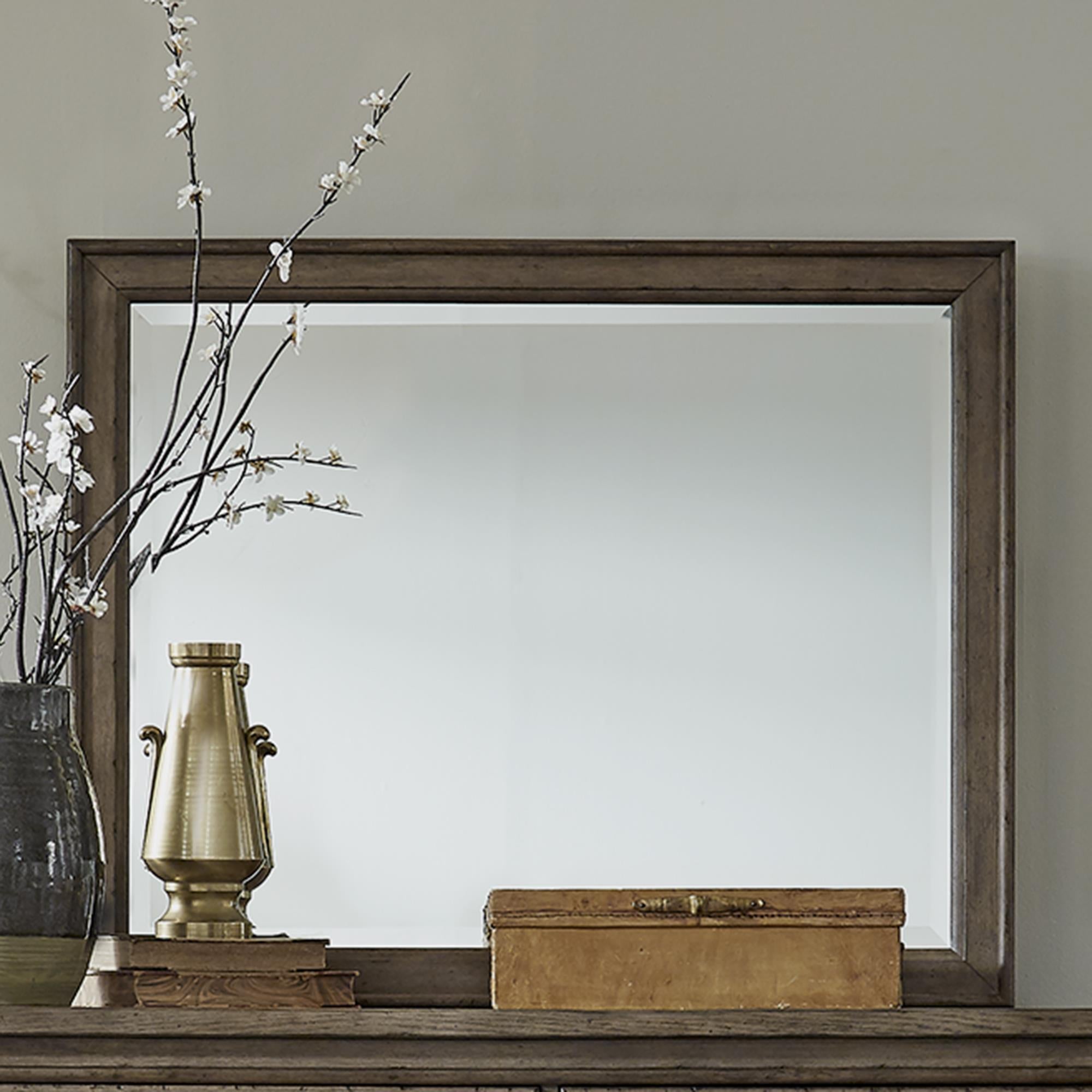  Liberty Furniture Industries Inc. Americana Farmhouse 615-BR51 Landscape Mirror IMAGE 1