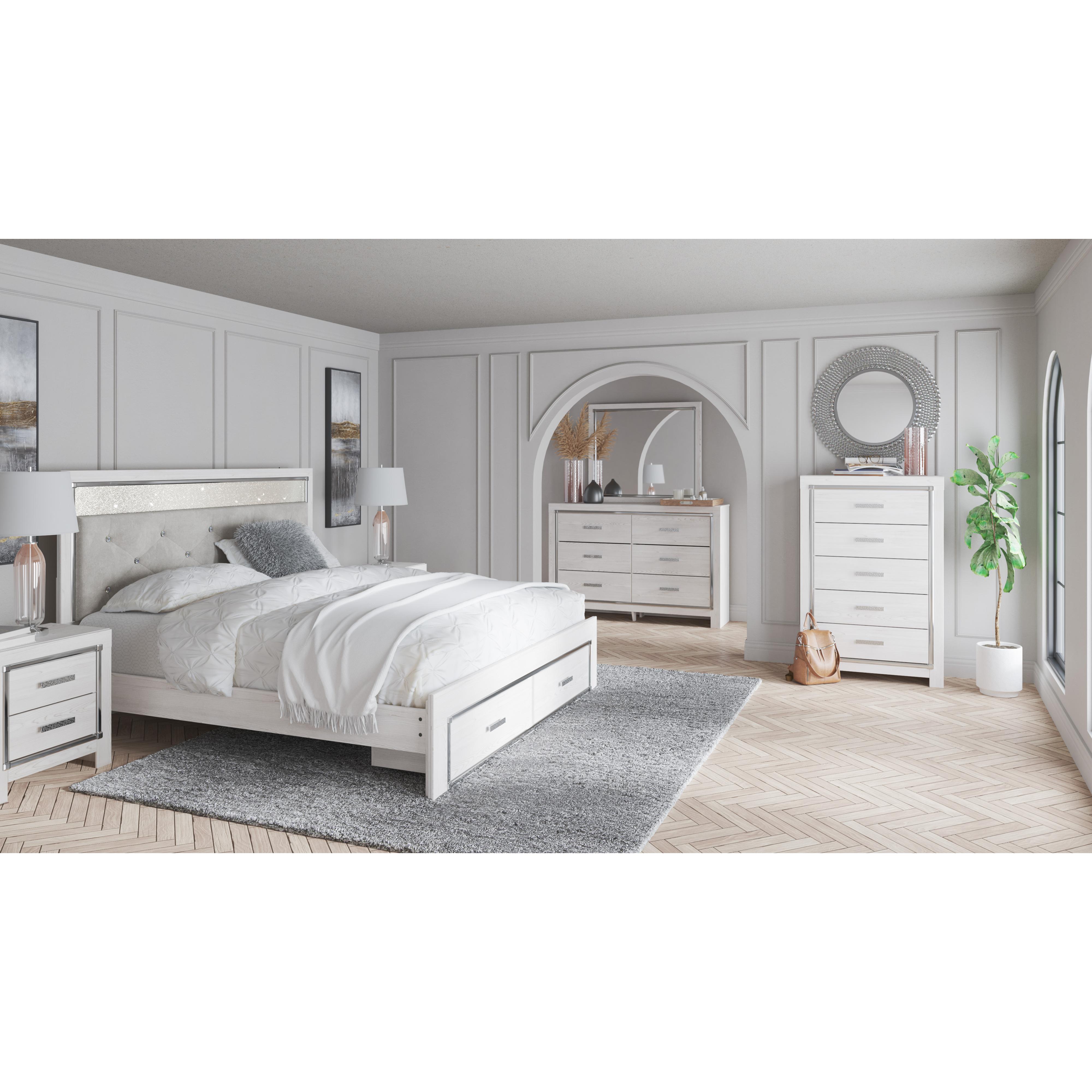  Size_King --  Altyra B2640B29 King Upholstered Storage Bed IMAGE 5