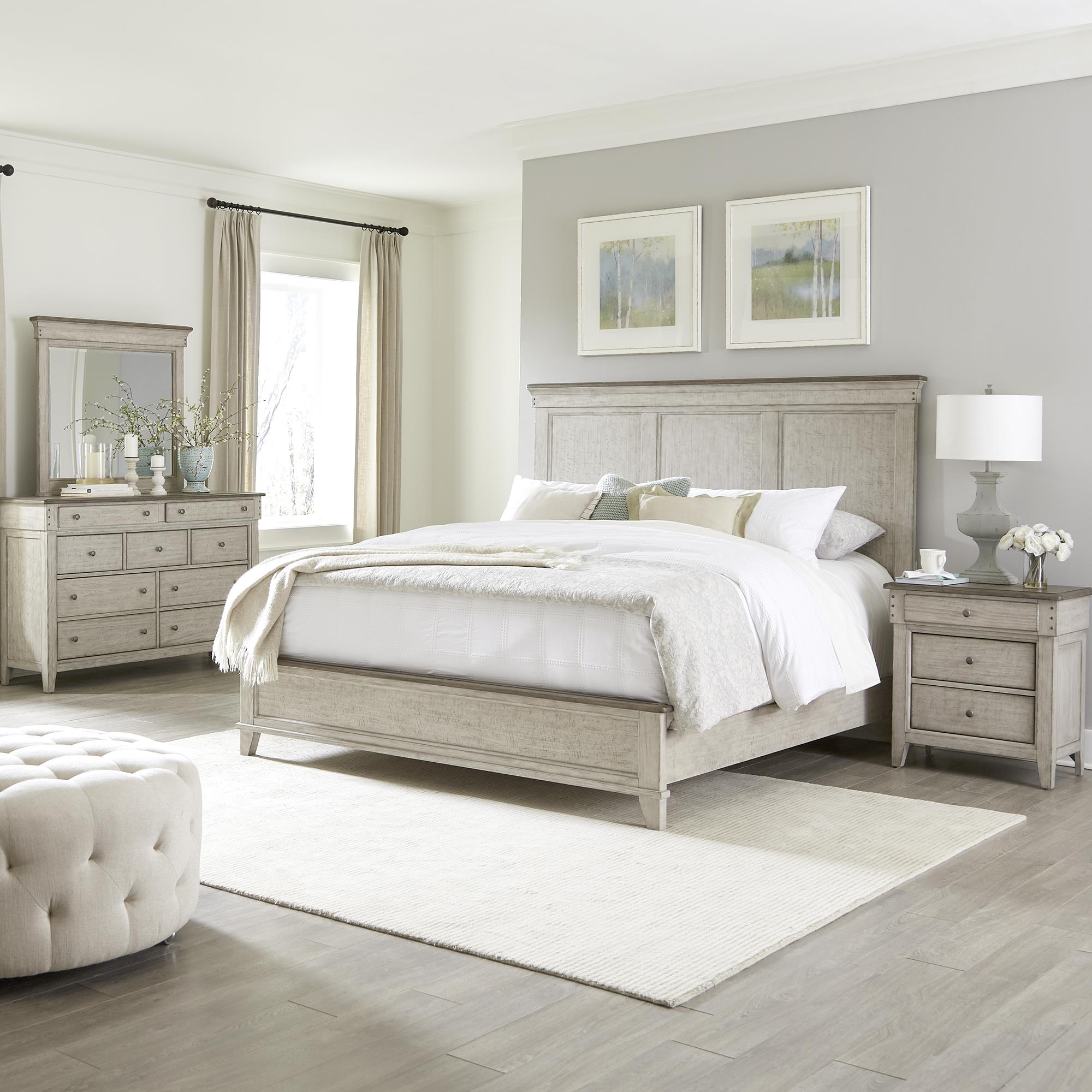  Size_King --  Ivy Hollow 457-BR-KPB King Panel Bed IMAGE 5