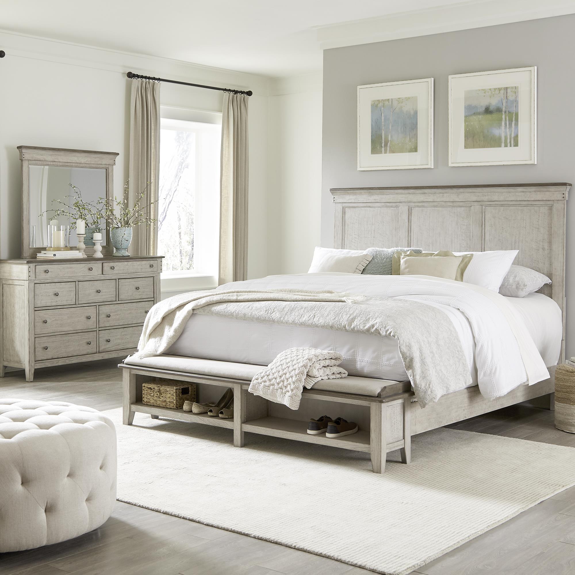  Size_King --  Ivy Hollow 457-BR-KSB King Storage Bed IMAGE 2