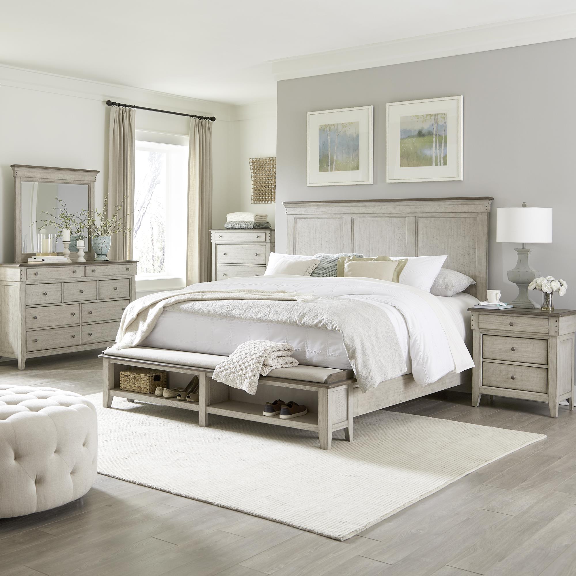  Size_King --  Ivy Hollow 457-BR-KSB King Storage Bed IMAGE 4