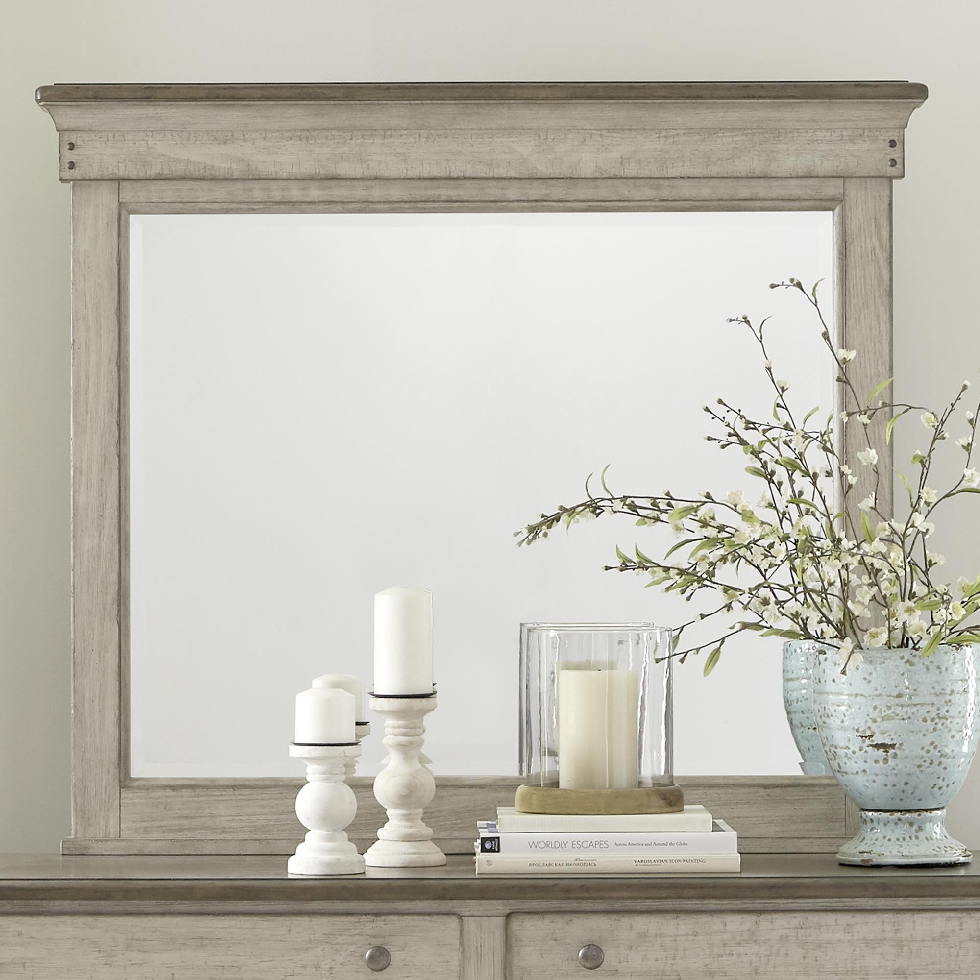  Liberty Furniture Industries Inc. Ivy Hollow 457-BR51 Landscape Mirror IMAGE 1