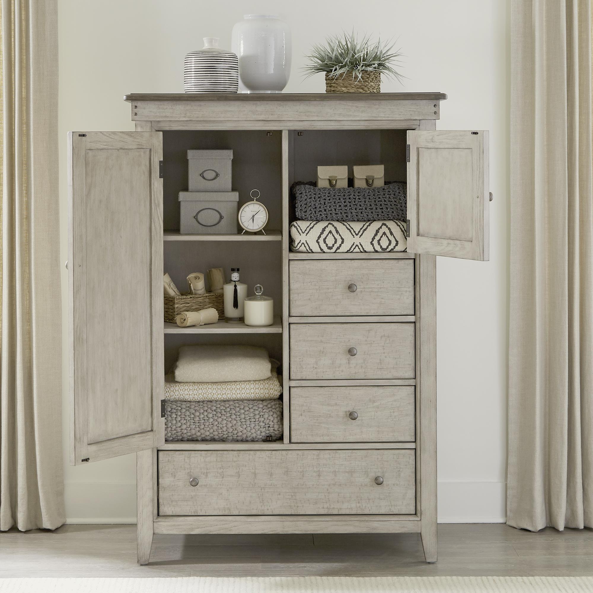  Liberty Furniture Industries Inc. Ivy Hollow 457-BR42 Door Chest IMAGE 2