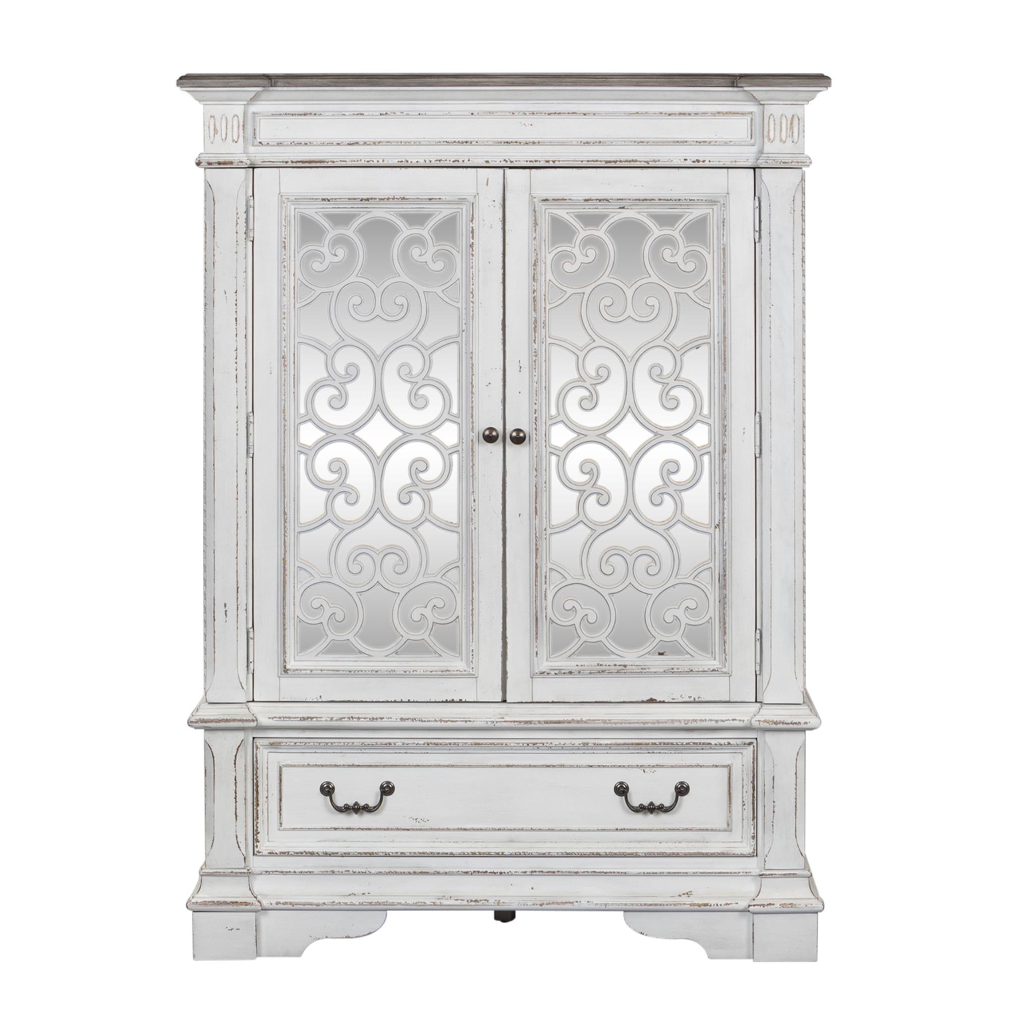  Liberty Furniture Industries Inc. Abbey Park 520-BR42 Mirrored Door Chest IMAGE 3