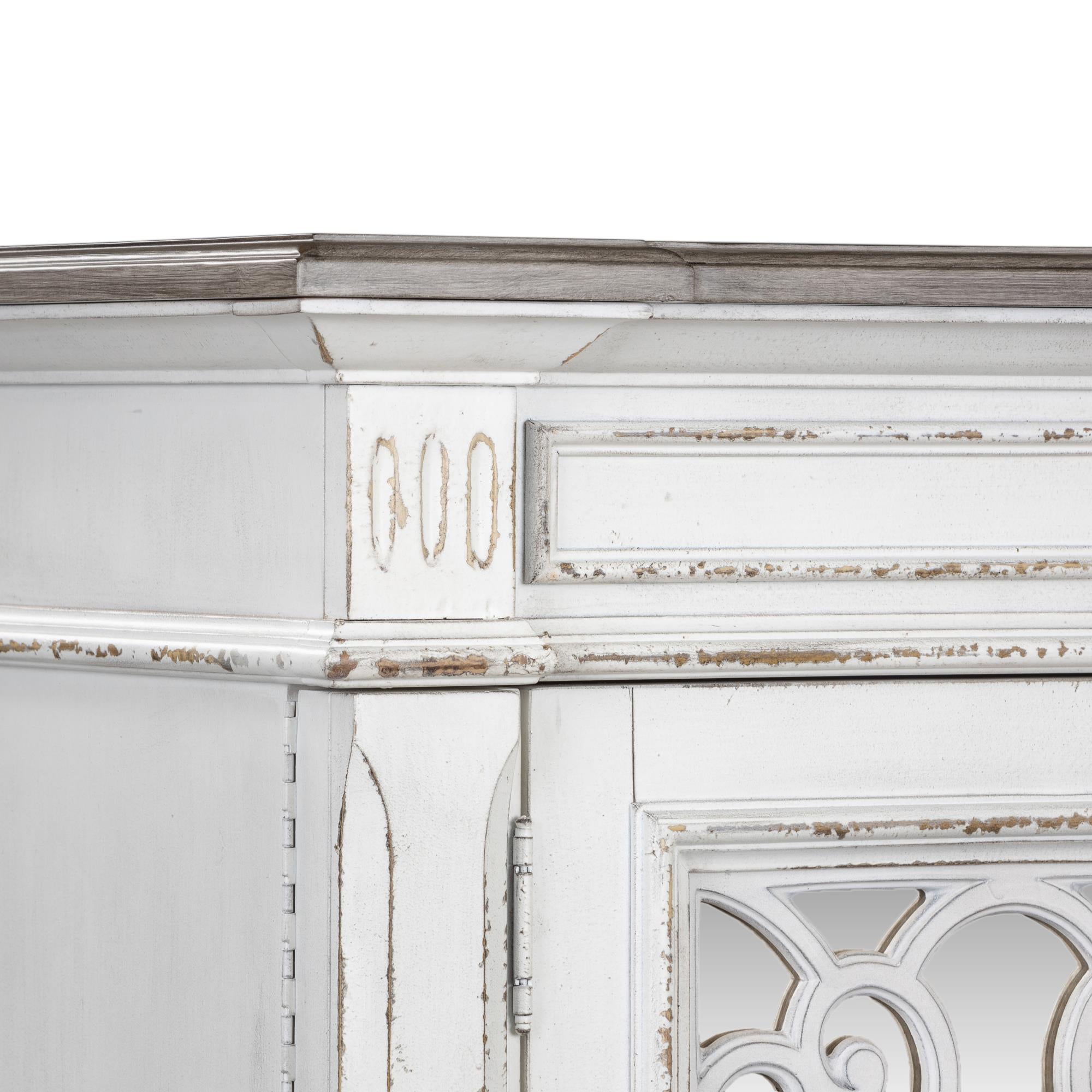  Liberty Furniture Industries Inc. Abbey Park 520-BR42 Mirrored Door Chest IMAGE 7