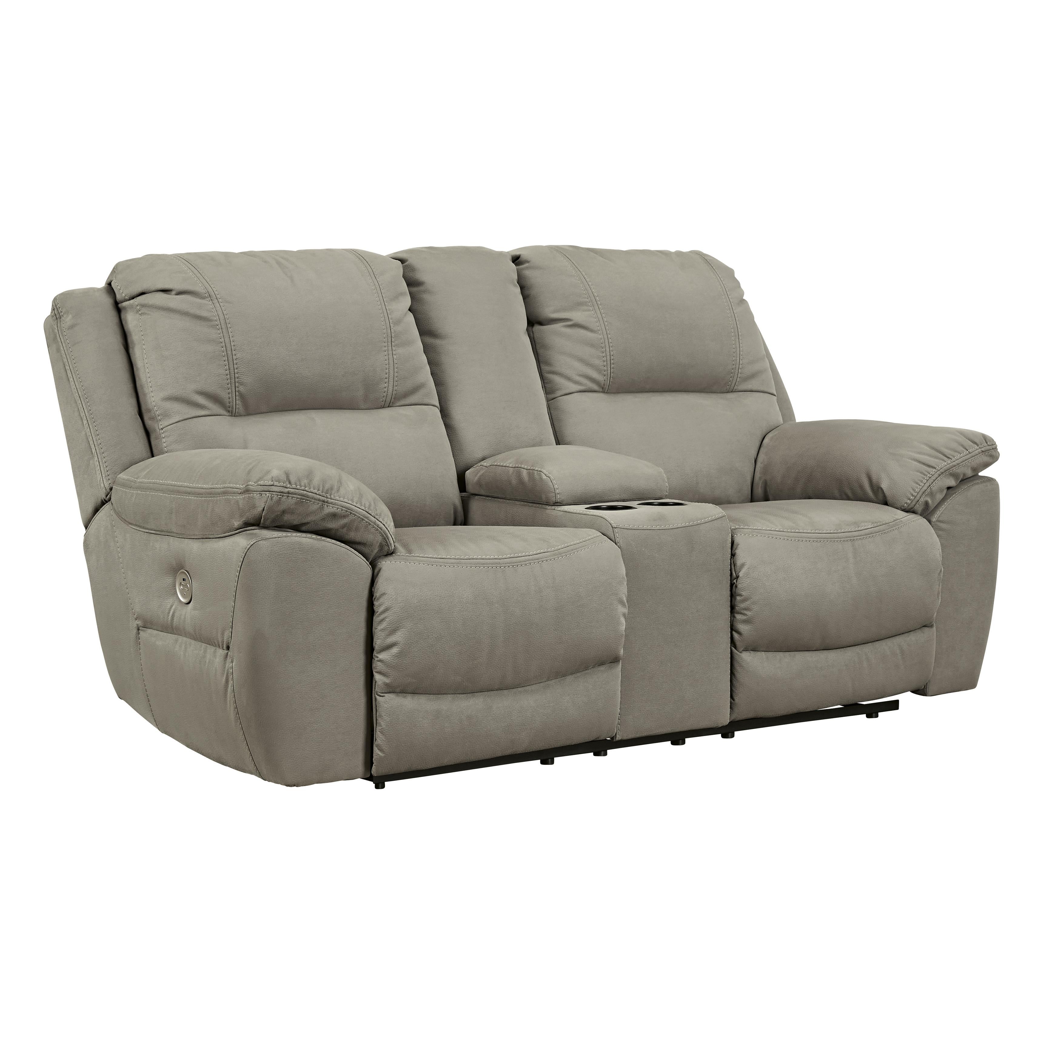  Motion Type_Power Recline --  Next-Gen Gaucho 5420396 Double Reclining Power Loveseat with Console IMAGE 1