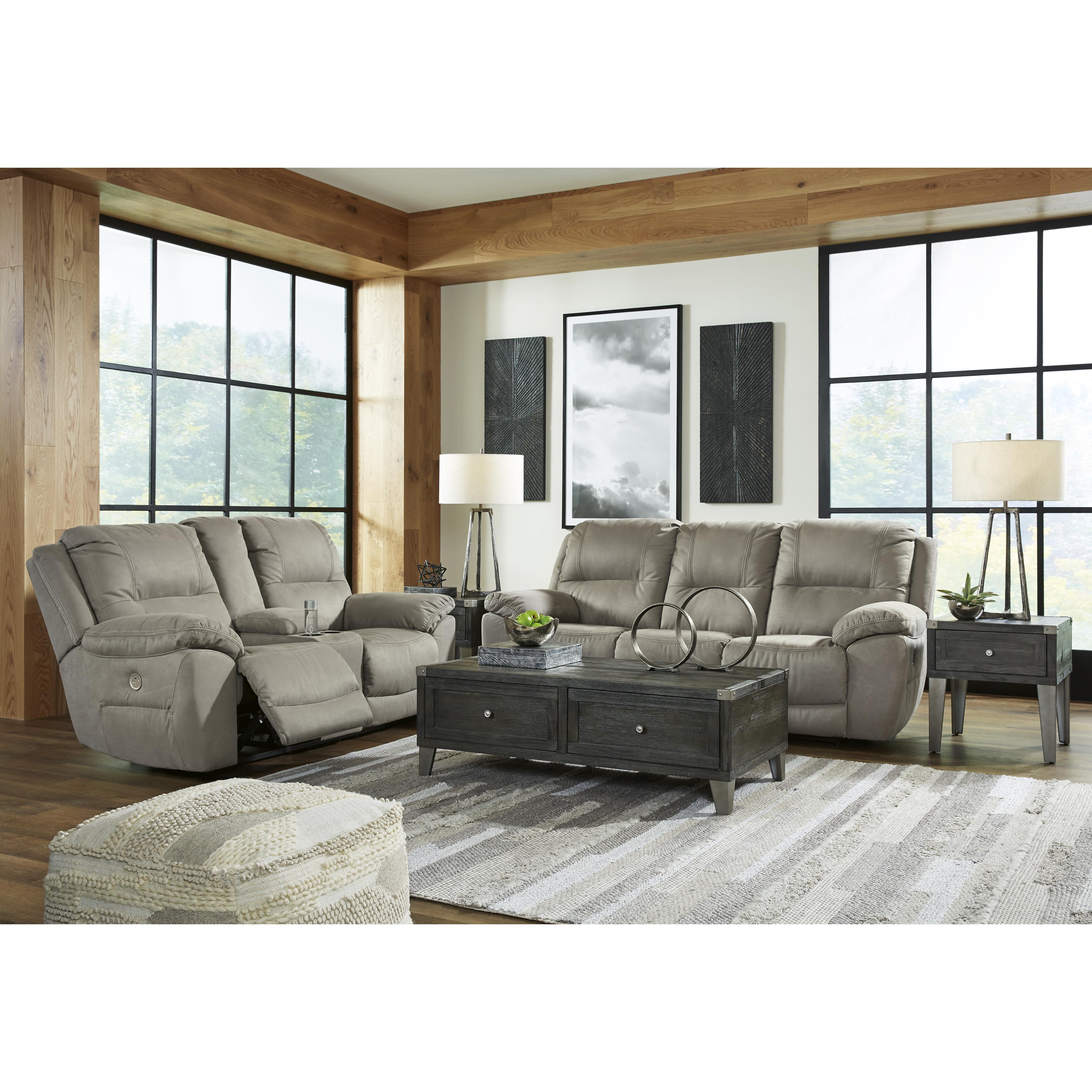  Motion Type_Power Recline --  Next-Gen Gaucho 5420396 Double Reclining Power Loveseat with Console IMAGE 10