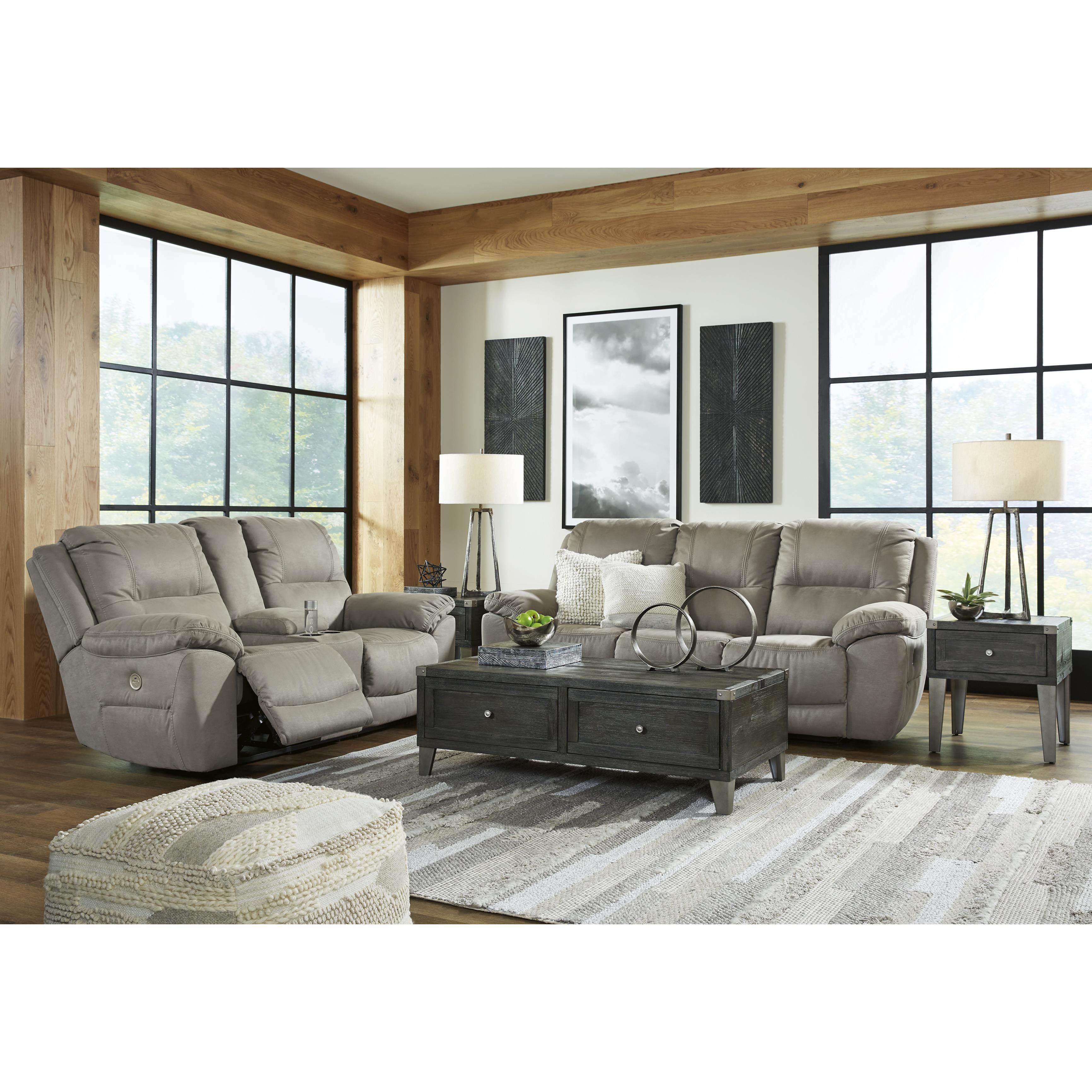  Motion Type_Power Recline --  Next-Gen Gaucho 5420396 Double Reclining Power Loveseat with Console IMAGE 11