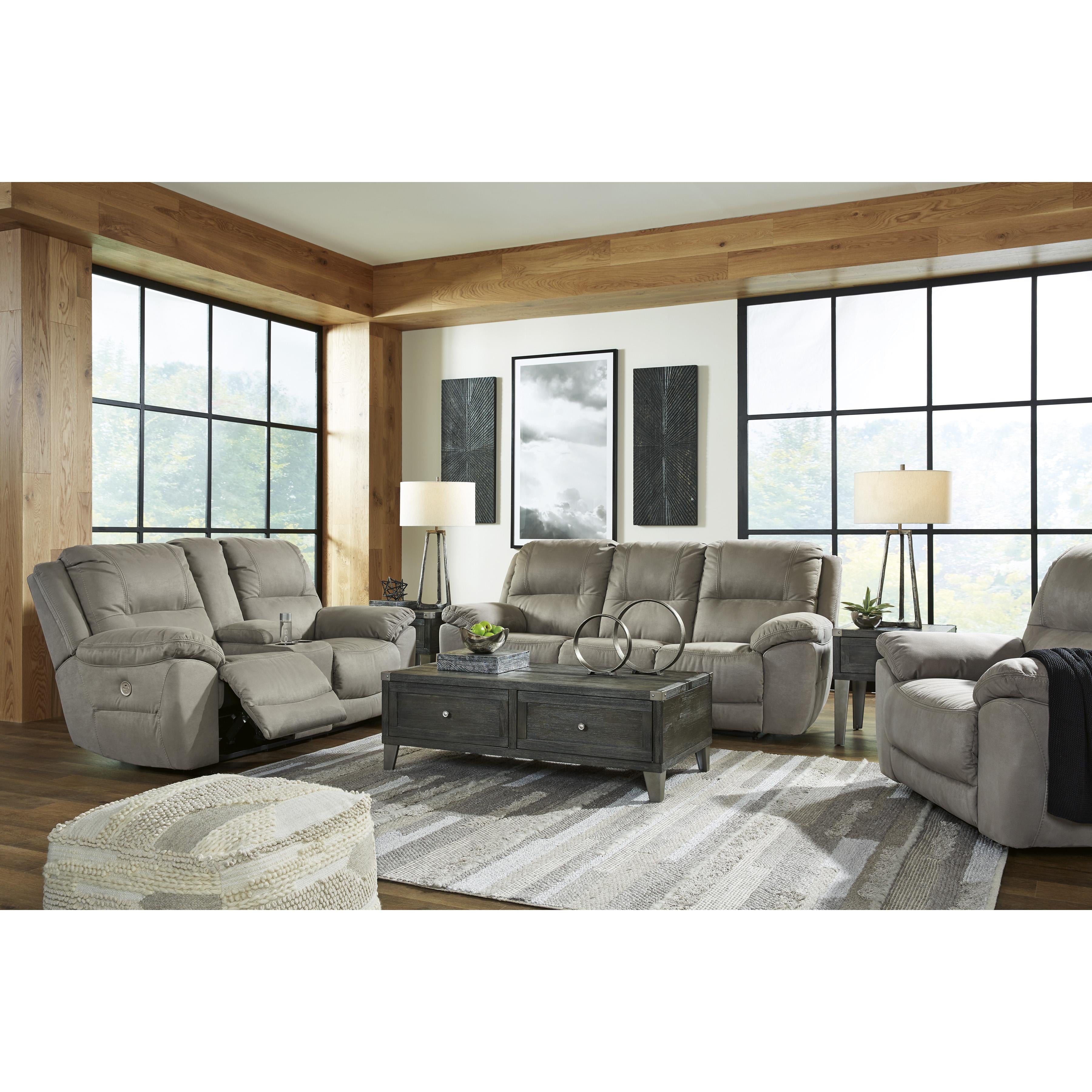  Motion Type_Power Recline --  Next-Gen Gaucho 5420396 Double Reclining Power Loveseat with Console IMAGE 12