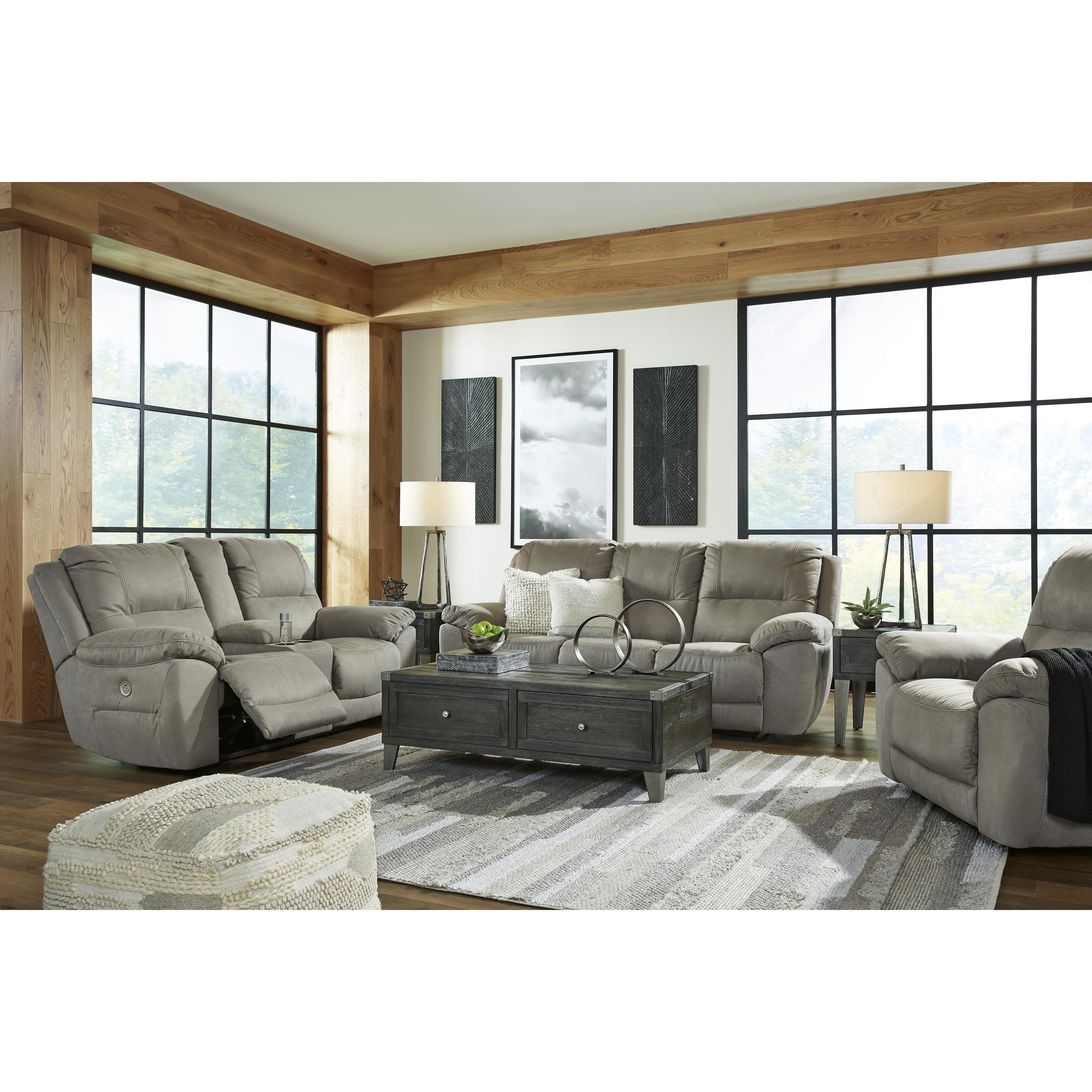  Motion Type_Power Recline --  Next-Gen Gaucho 5420396 Double Reclining Power Loveseat with Console IMAGE 13