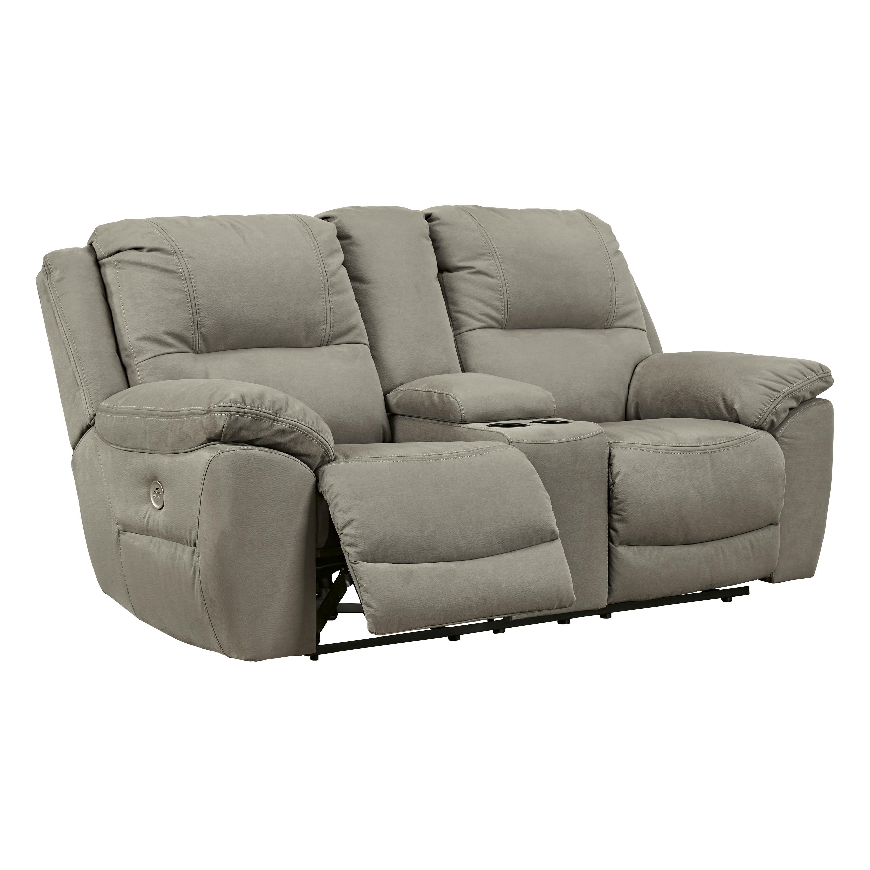  Motion Type_Power Recline --  Next-Gen Gaucho 5420396 Double Reclining Power Loveseat with Console IMAGE 2