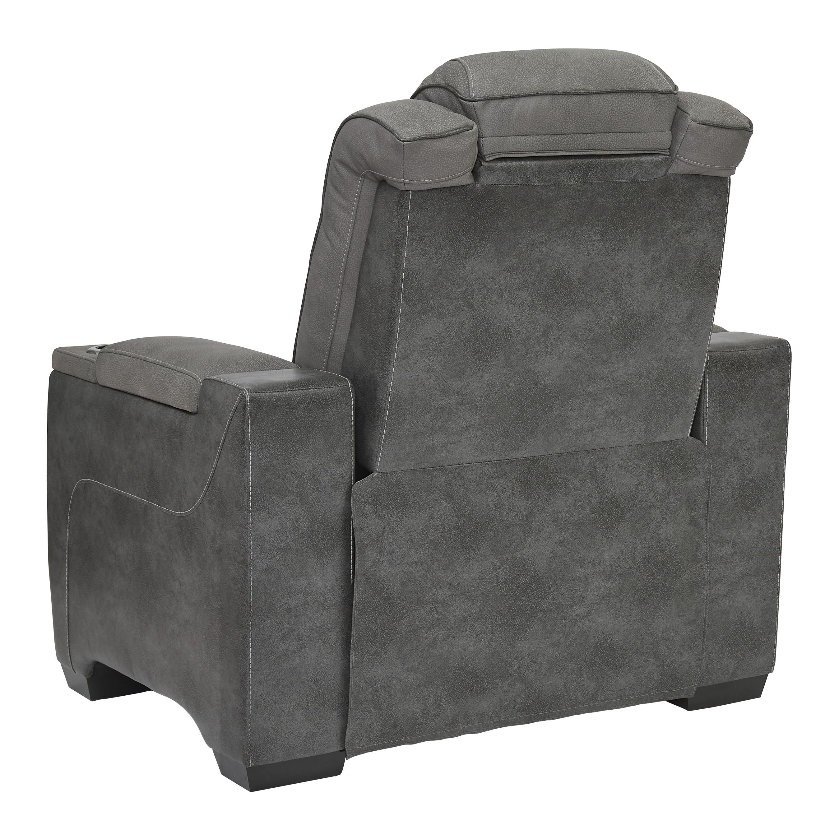  Manufacturer Color_Slate --  Next-Gen DuraPella 2200413 Power Recliner with Adjustable Headrest IMAGE 5