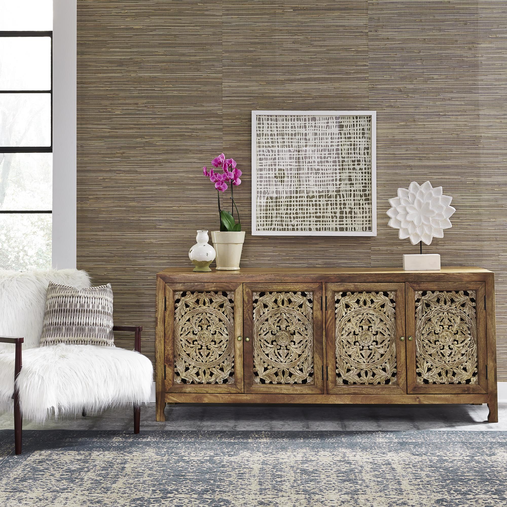  Liberty Furniture Industries Inc. Marisol 2077-AC7432 74 inch 4 Door Accent TV Stand IMAGE 1