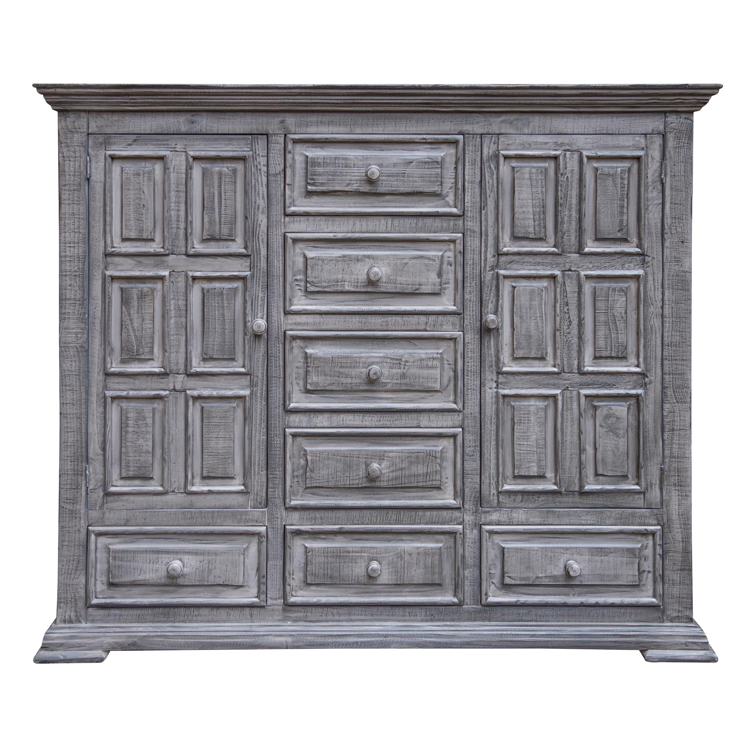  International Furniture Direct Terra Gray IFD1041MUL Mule Chest - Distressed Grey IMAGE 1