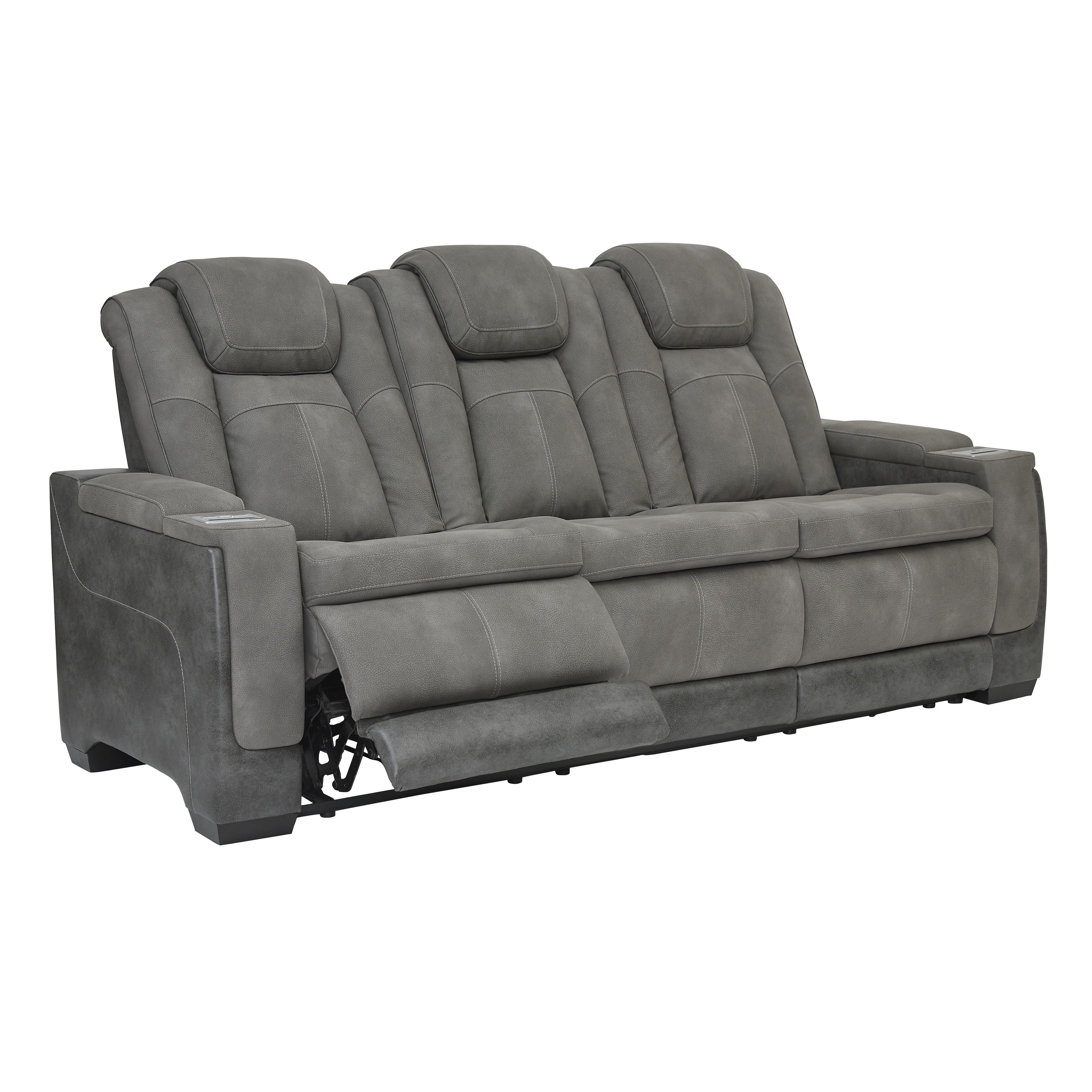  Manufacturer Color_Slate --  Next-Gen DuraPella 2200415 Power Reclining Sofa with Adjustable Headrest IMAGE 1