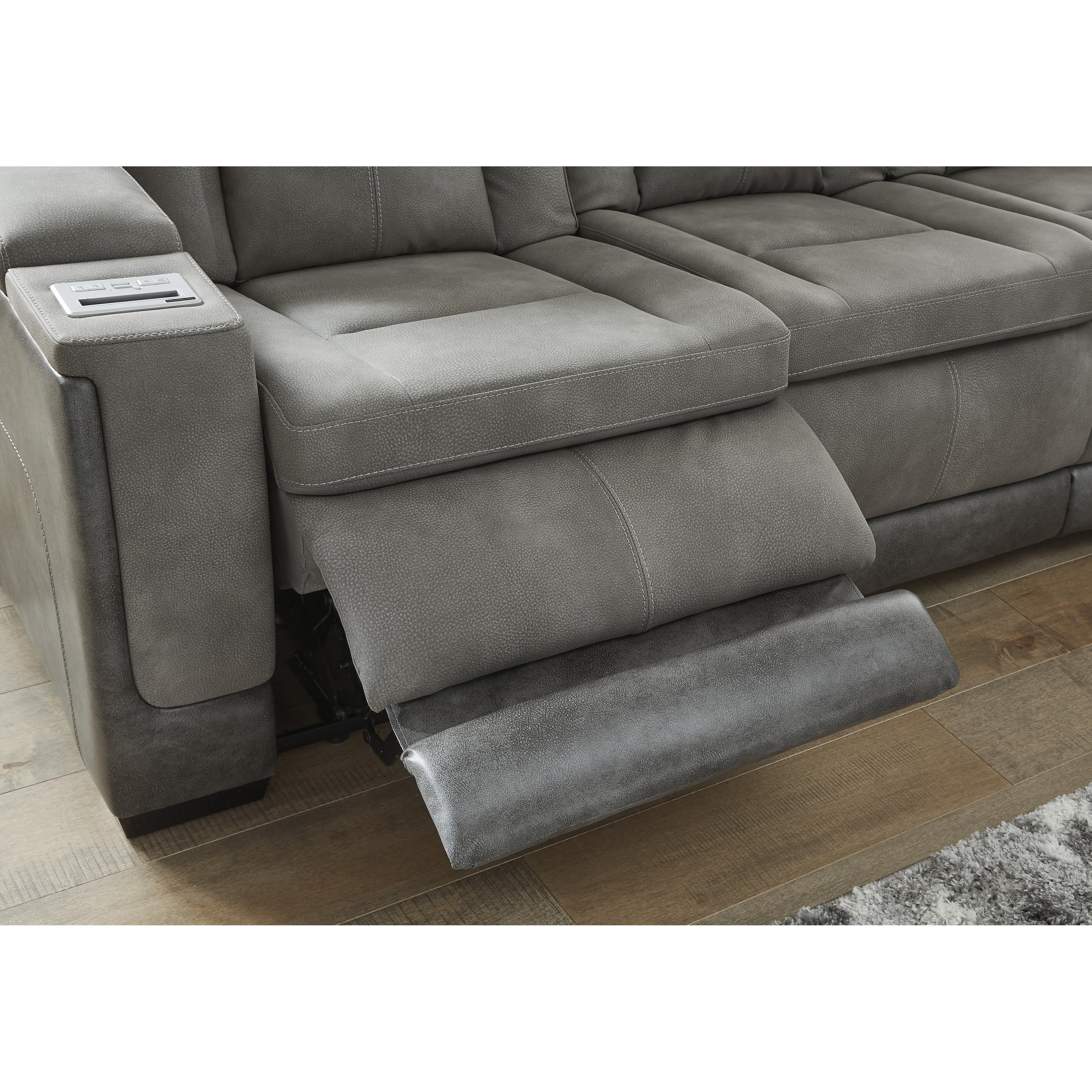  Manufacturer Color_Slate --  Next-Gen DuraPella 2200415 Power Reclining Sofa with Adjustable Headrest IMAGE 11