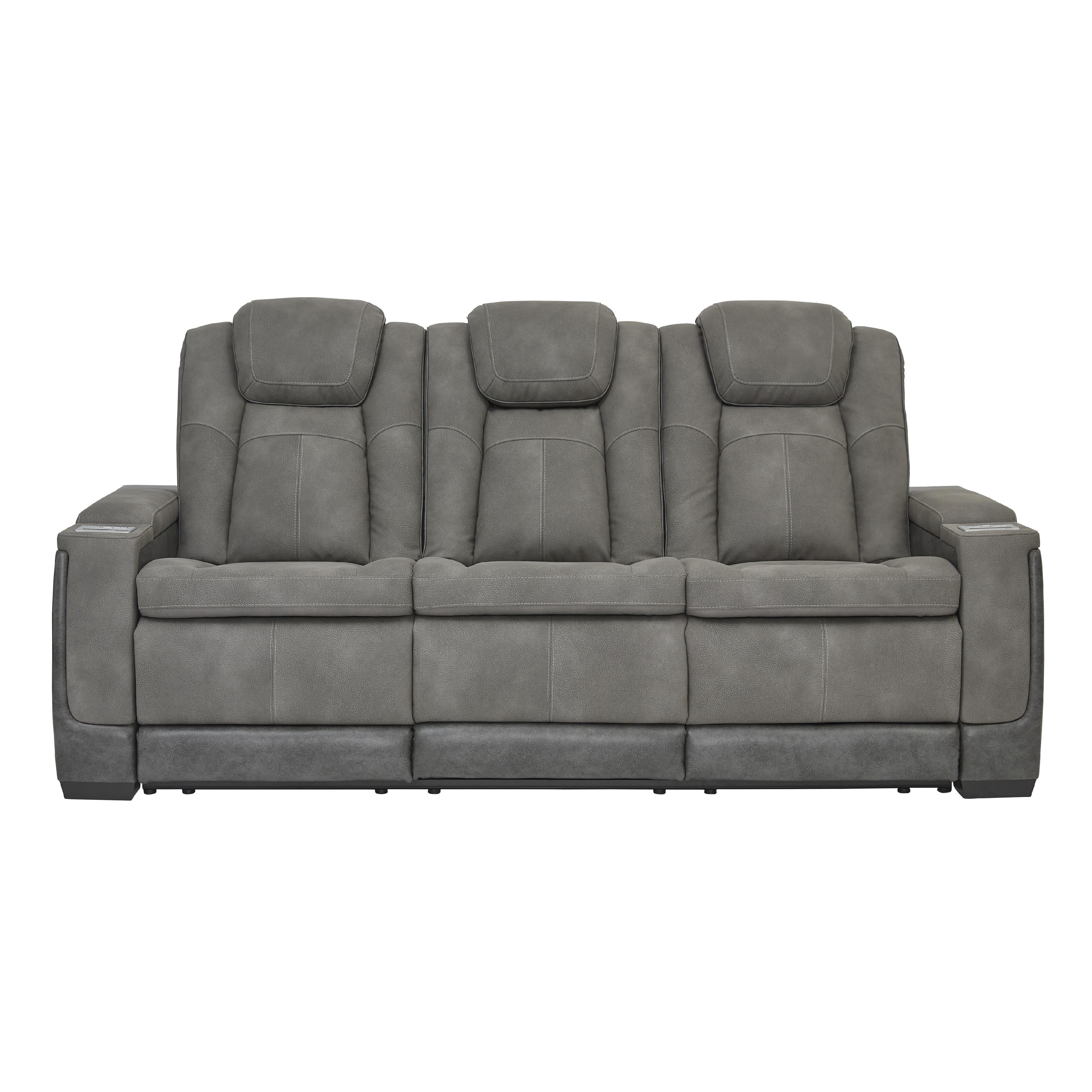  Manufacturer Color_Slate --  Next-Gen DuraPella 2200415 Power Reclining Sofa with Adjustable Headrest IMAGE 2