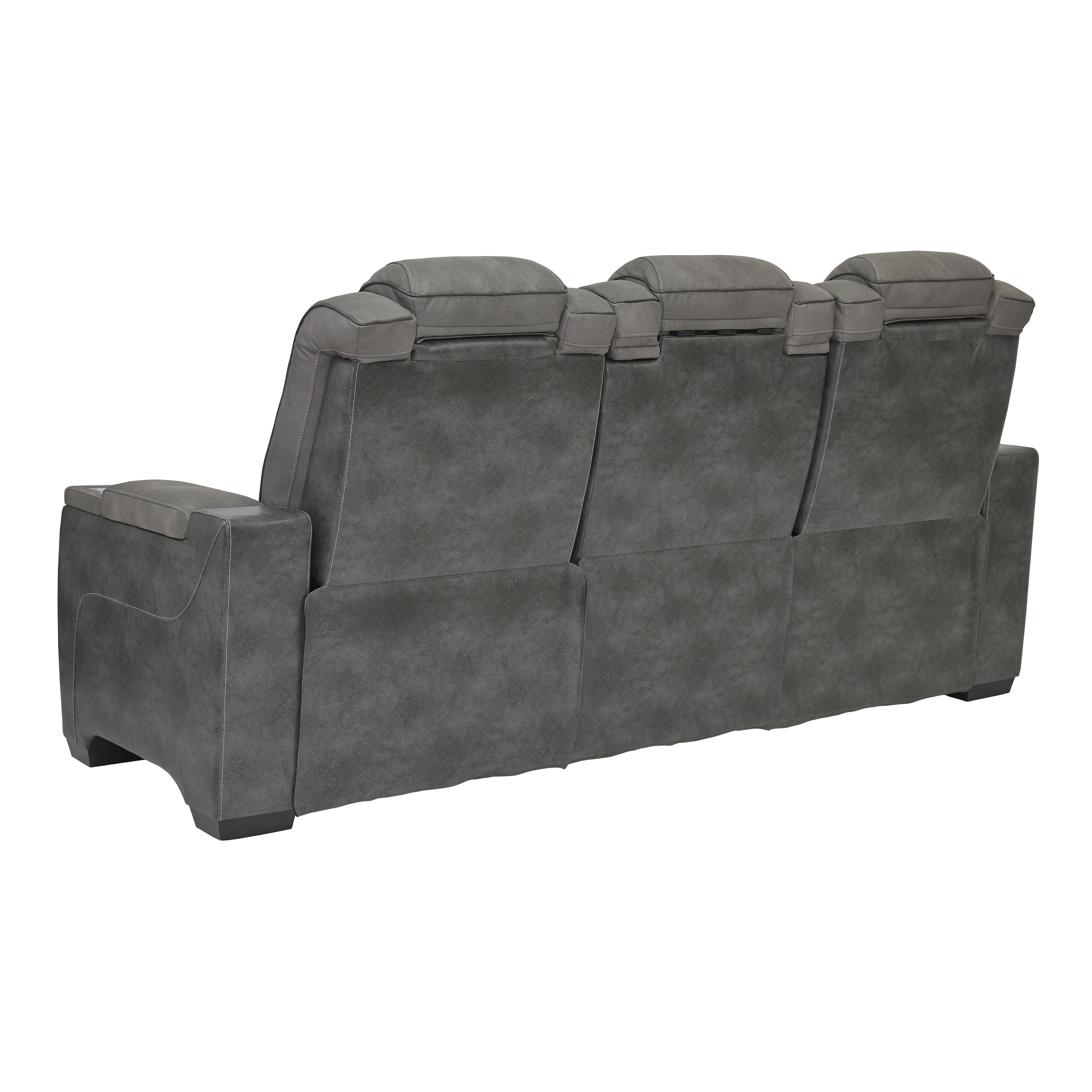  Manufacturer Color_Slate --  Next-Gen DuraPella 2200415 Power Reclining Sofa with Adjustable Headrest IMAGE 4